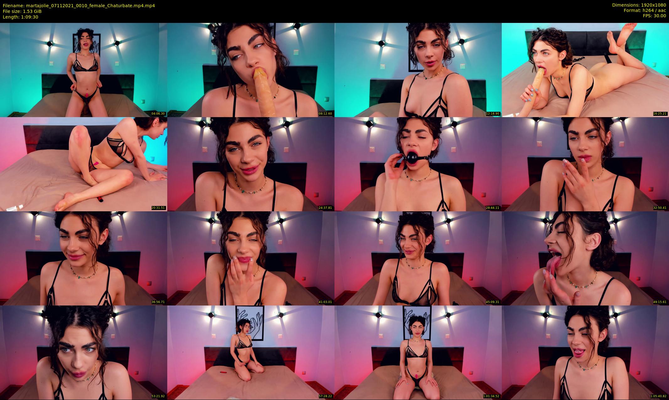 martajolie — 70 minute Chaturbate female cam show recording, 1080p, Nov 7, 2021