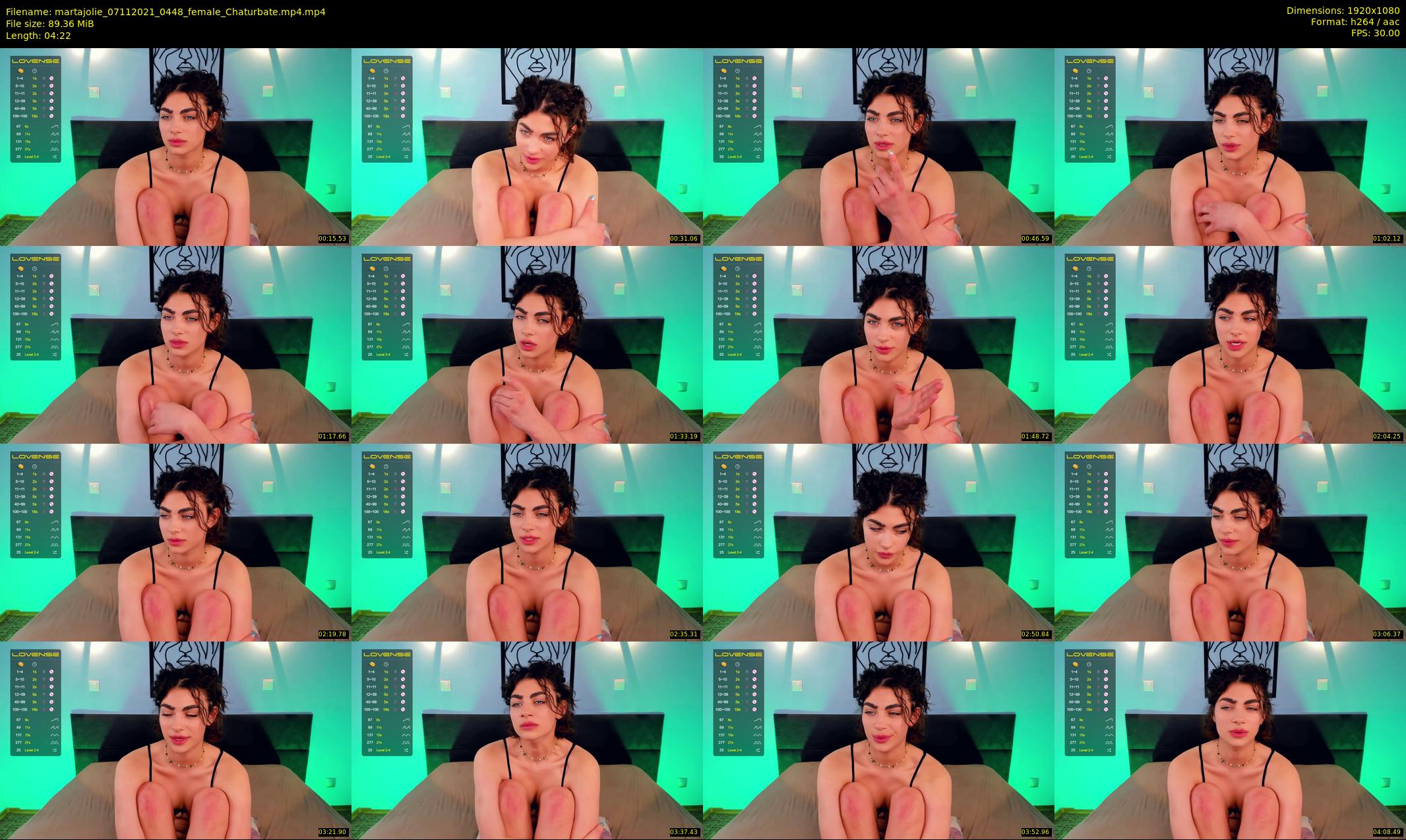 martajolie — 5 minute Chaturbate female cam show recording, 1080p, Nov 7, 2021