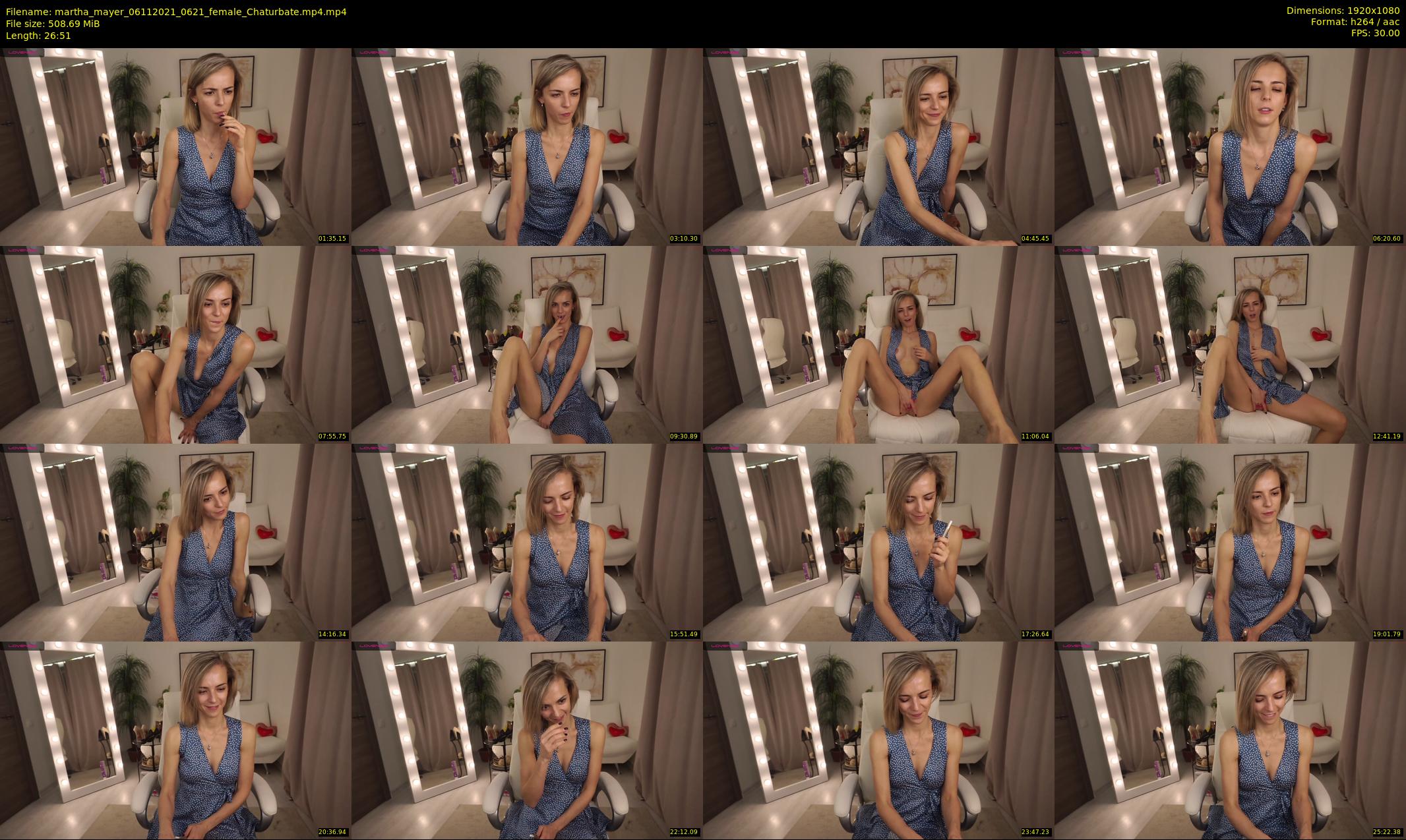 martha_mayer — 27 minute Chaturbate female cam show recording, 1080p, Nov 6, 2021