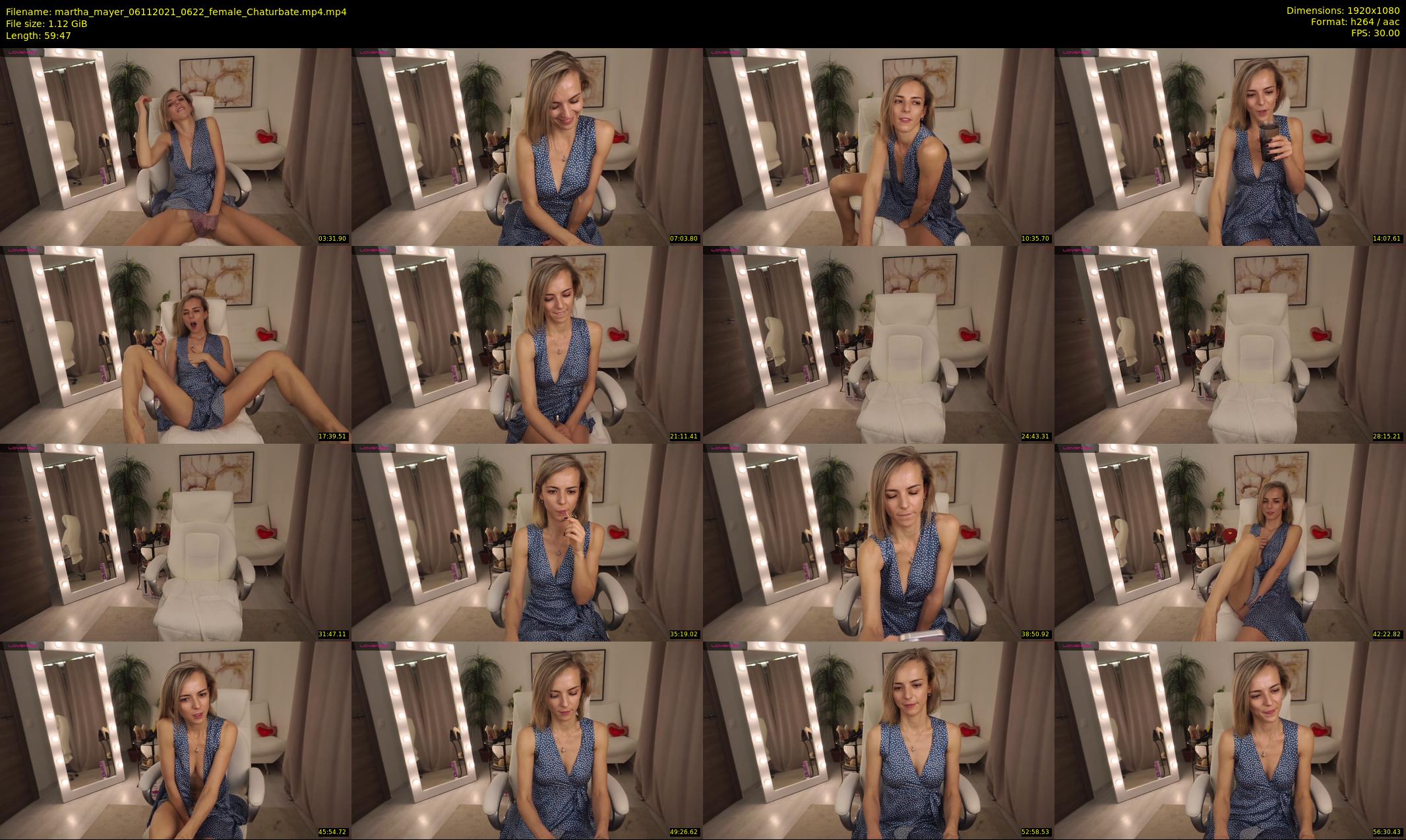 martha_mayer — 60 minute Chaturbate female cam show recording, 1080p, Nov 6, 2021