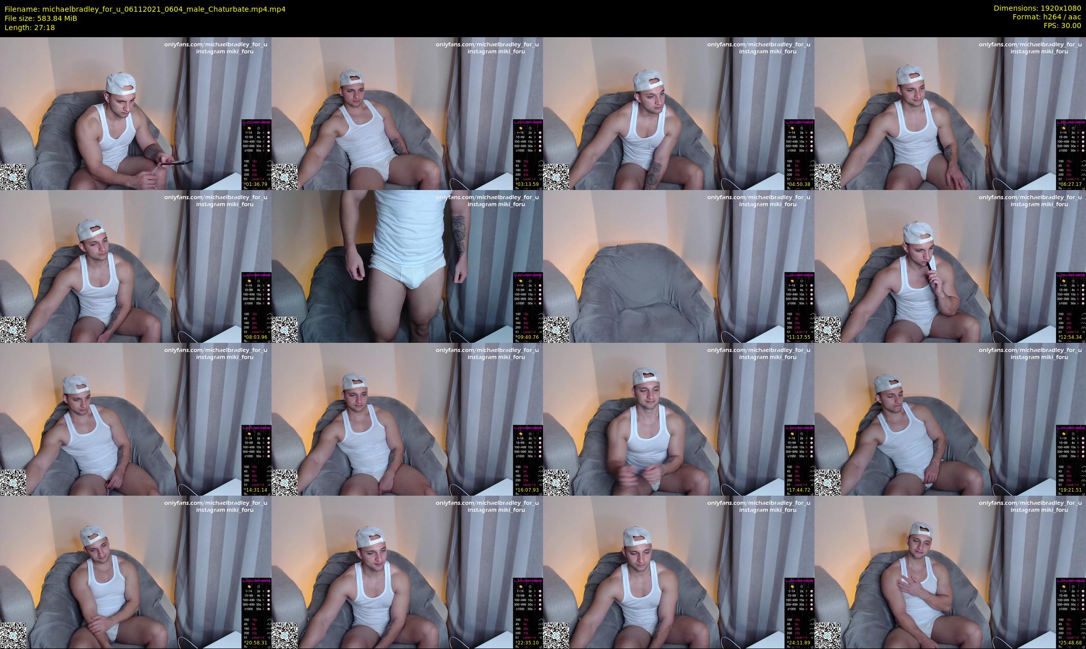 michaelbradley_for_u — 28 minute Chaturbate male cam show recording, 1080p, Nov 6, 2021