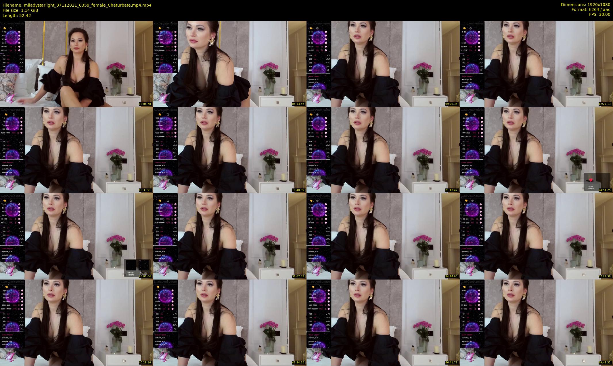 miladystarlight — 53 minute Chaturbate female cam show recording, 1080p, Nov 7, 2021
