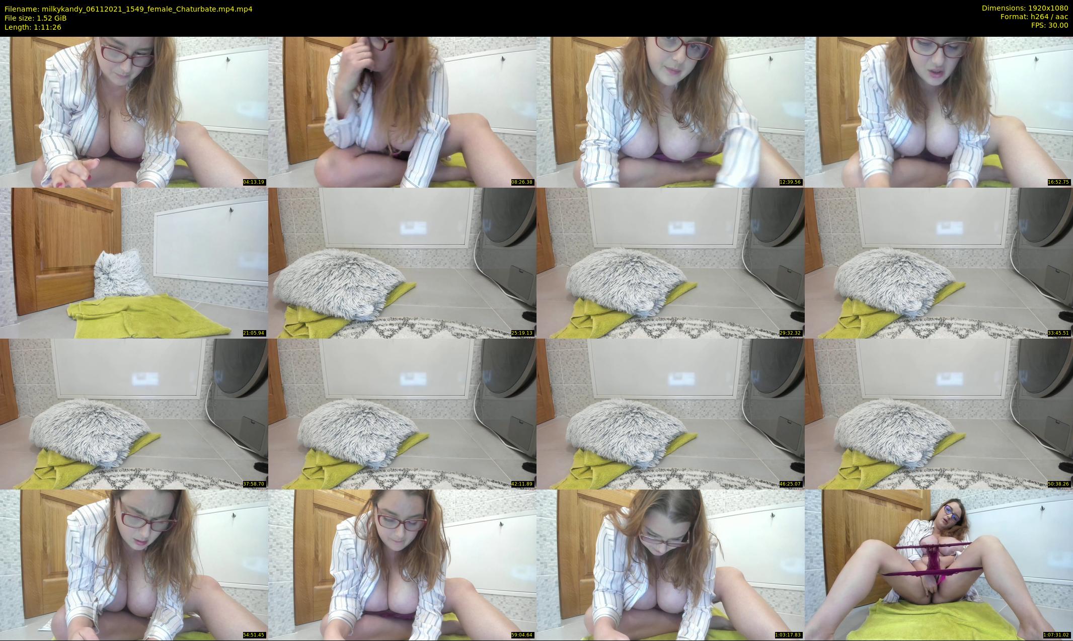 milkykandy — 72 minute Chaturbate female cam show recording, 1080p, Nov 6, 2021