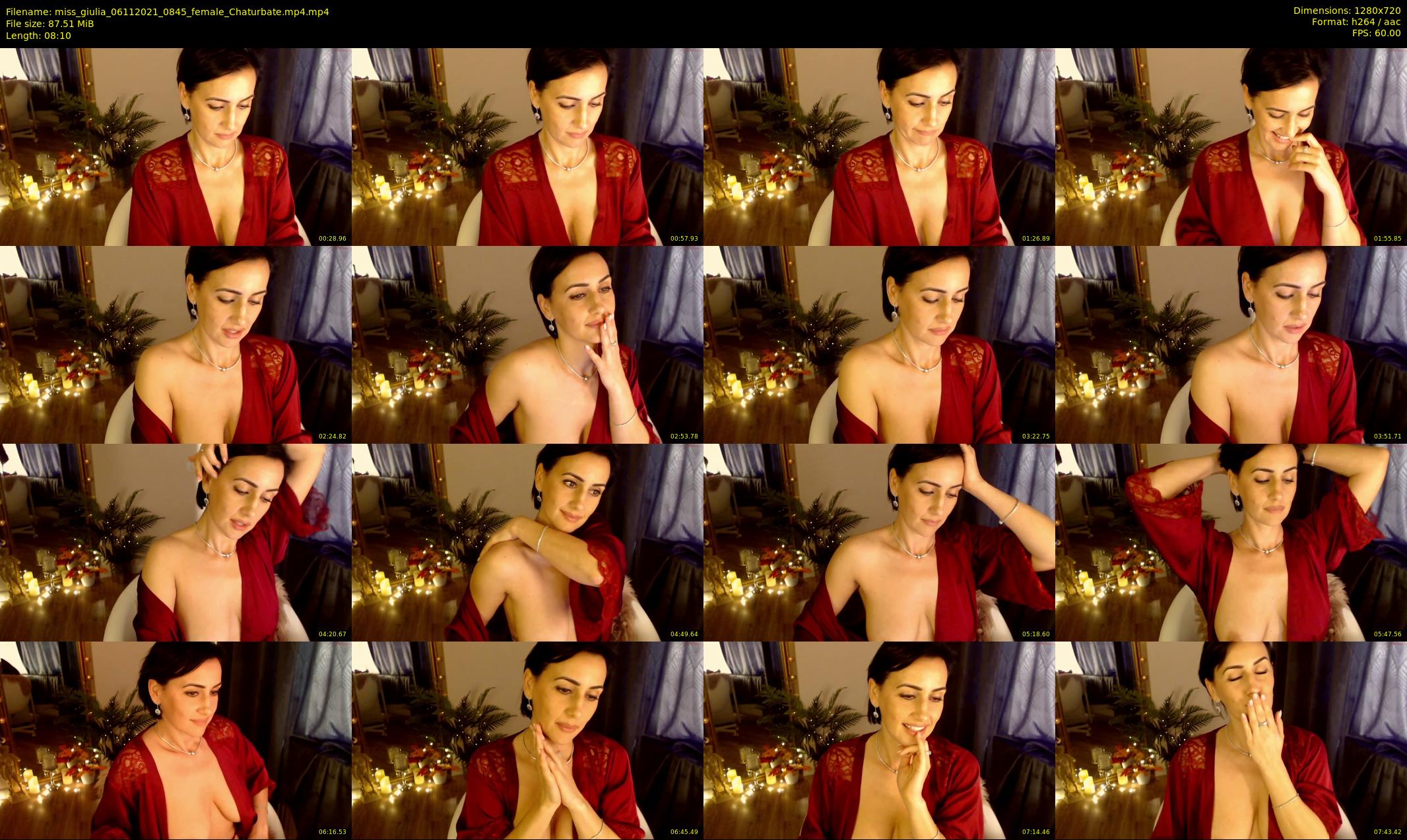 miss_giulia — 9 minute Chaturbate female cam show recording, 720p, Nov 6, 2021