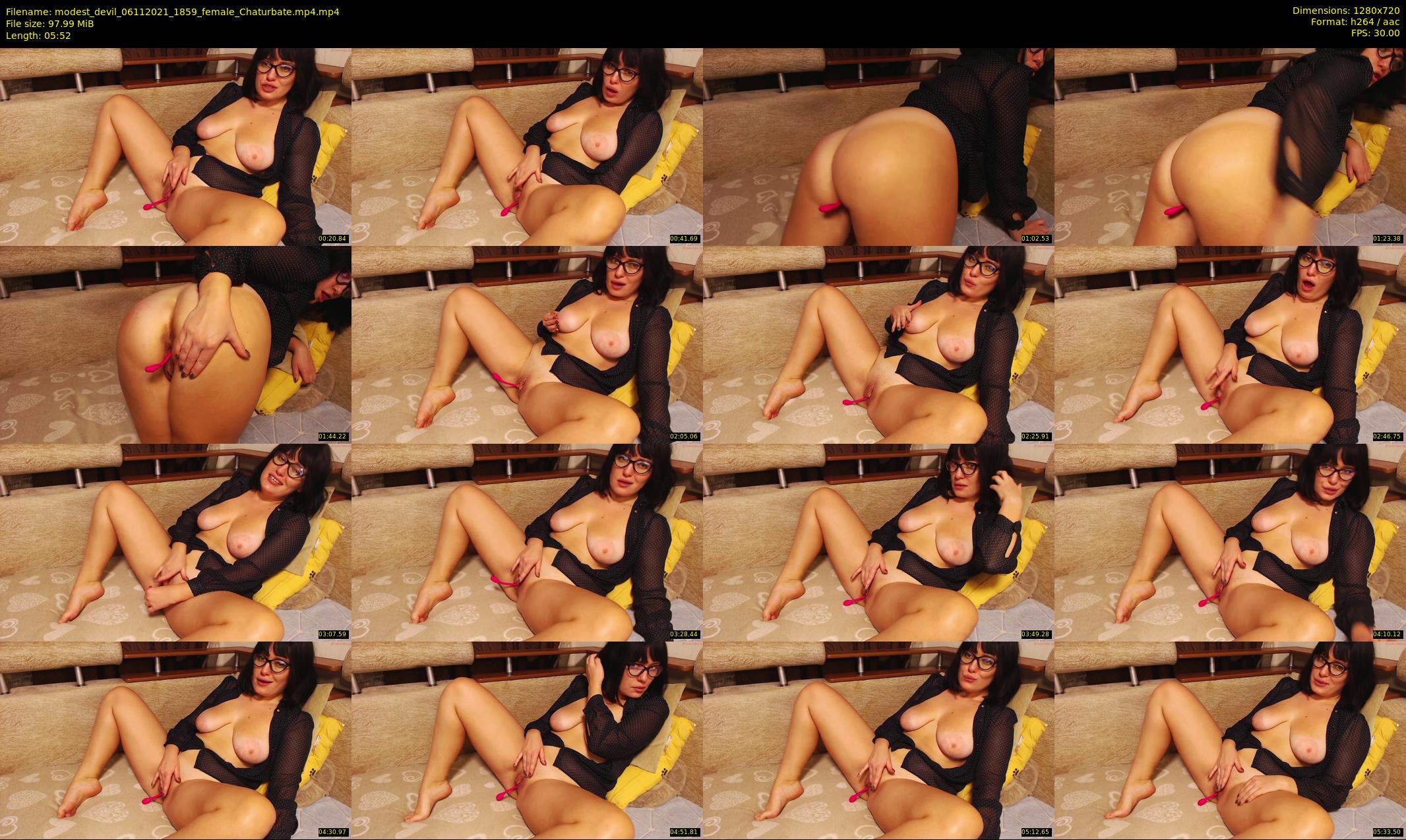 modest_devil — 6 minute Chaturbate female cam show recording, 720p, Nov 6, 2021