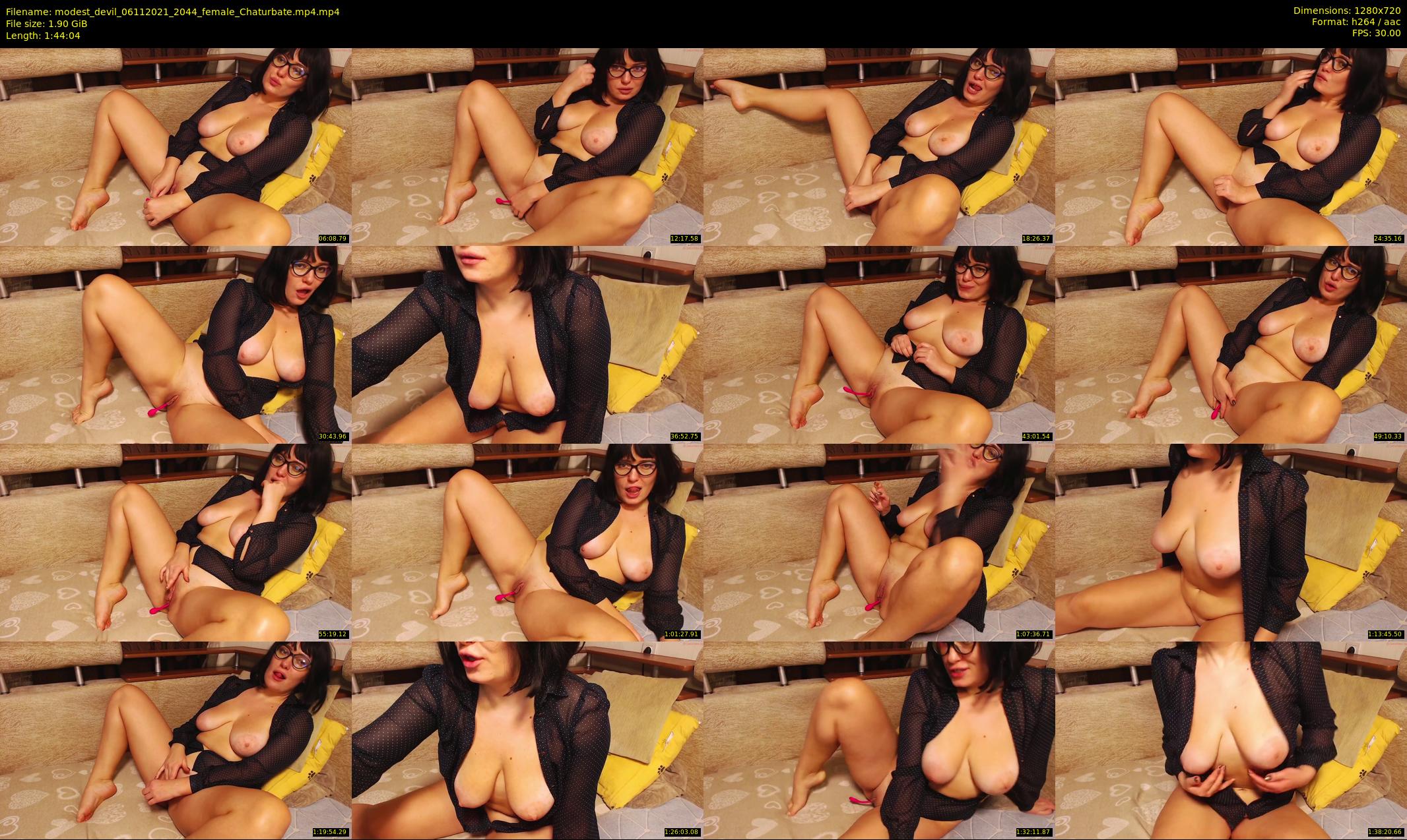 modest_devil — 105 minute Chaturbate female cam show recording, 720p, Nov 6, 2021