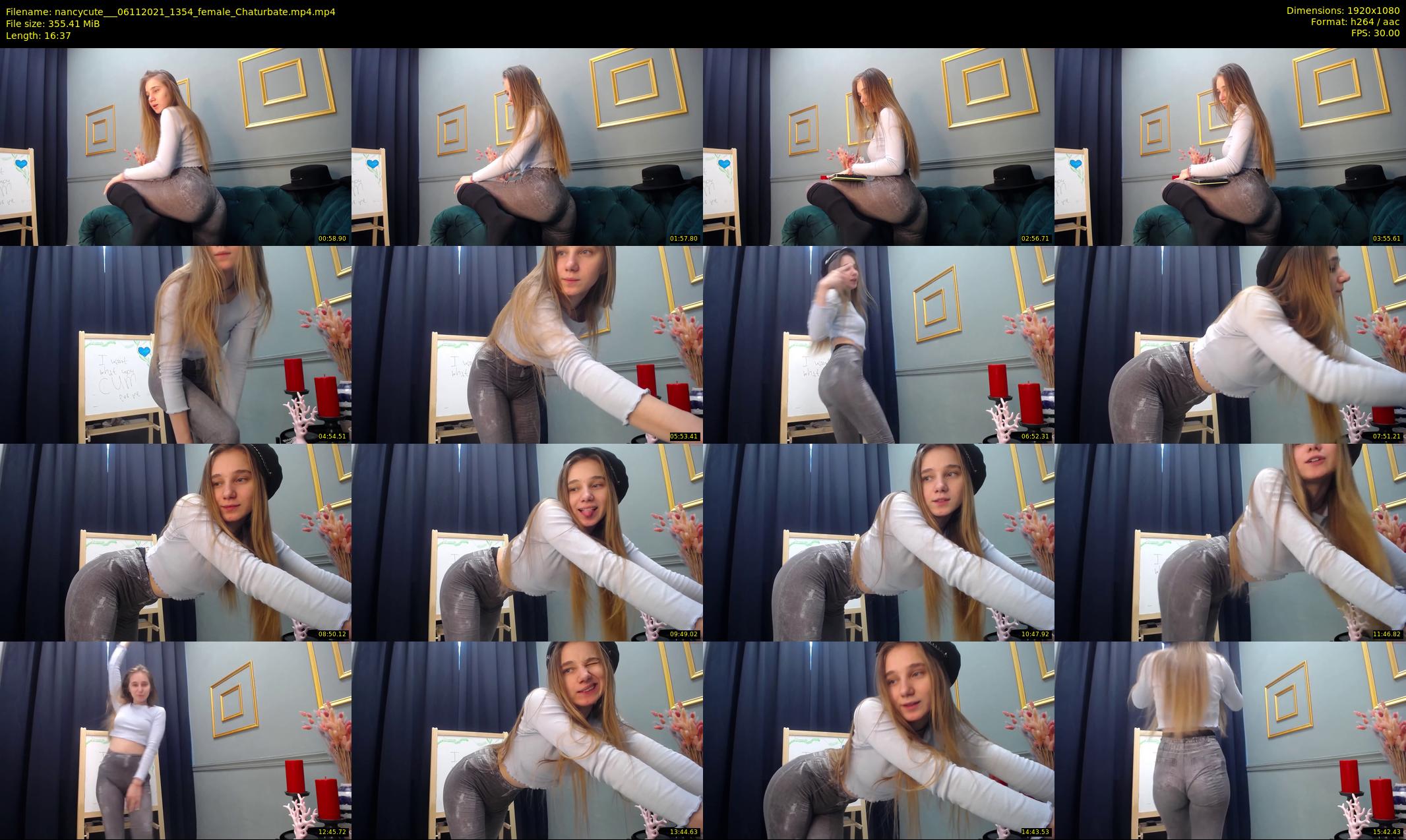 nancycute__ — 17 minute Chaturbate female cam show recording, 1080p, Nov 6, 2021