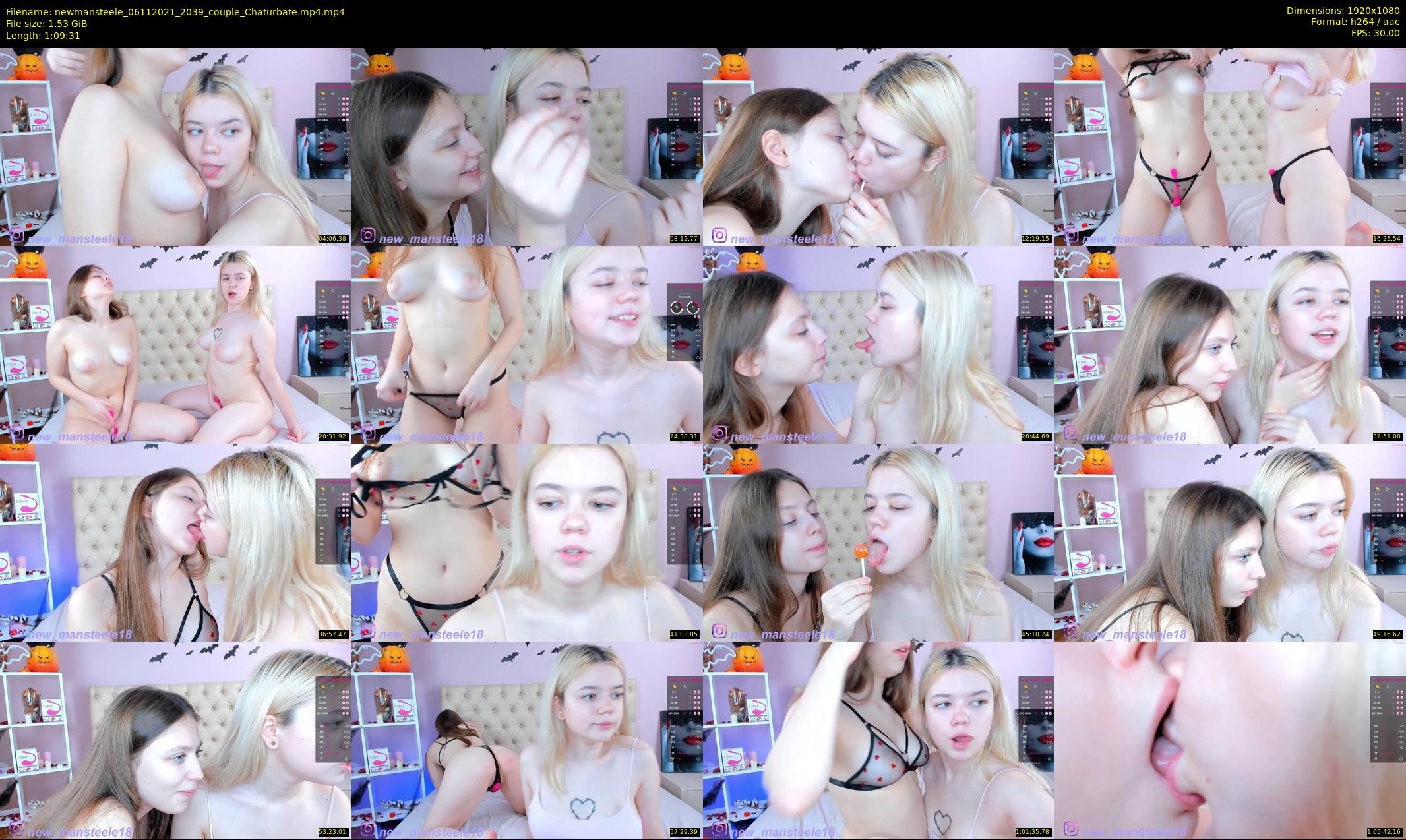 newmansteele — 70 minute Chaturbate couple cam show recording, 1080p, Nov 6, 2021