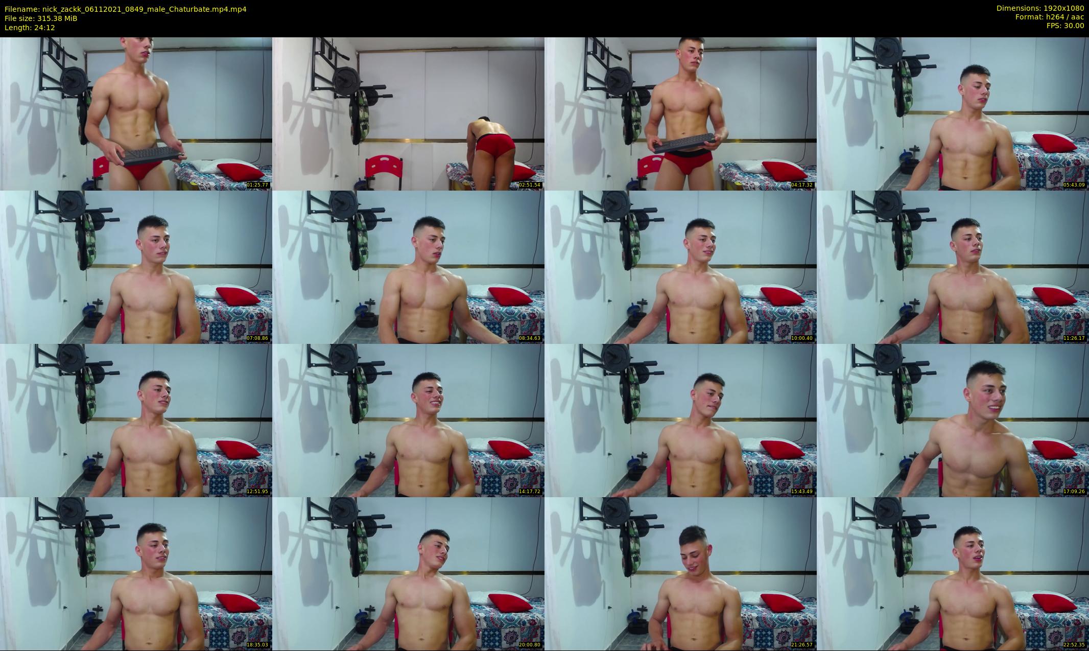nick_zackk — 25 minute Chaturbate male cam show recording, 1080p, Nov 6, 2021