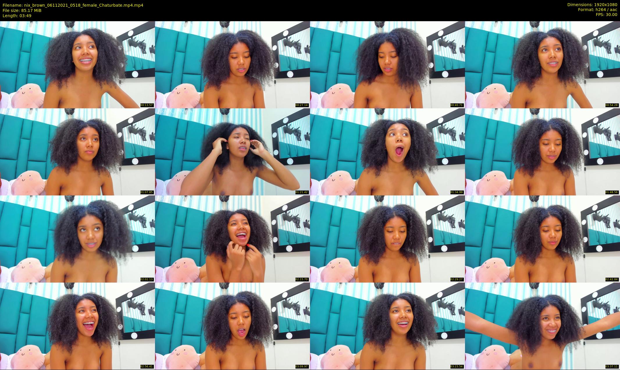 nix_brown — 4 minute Chaturbate female cam show recording, 1080p, Nov 6, 2021