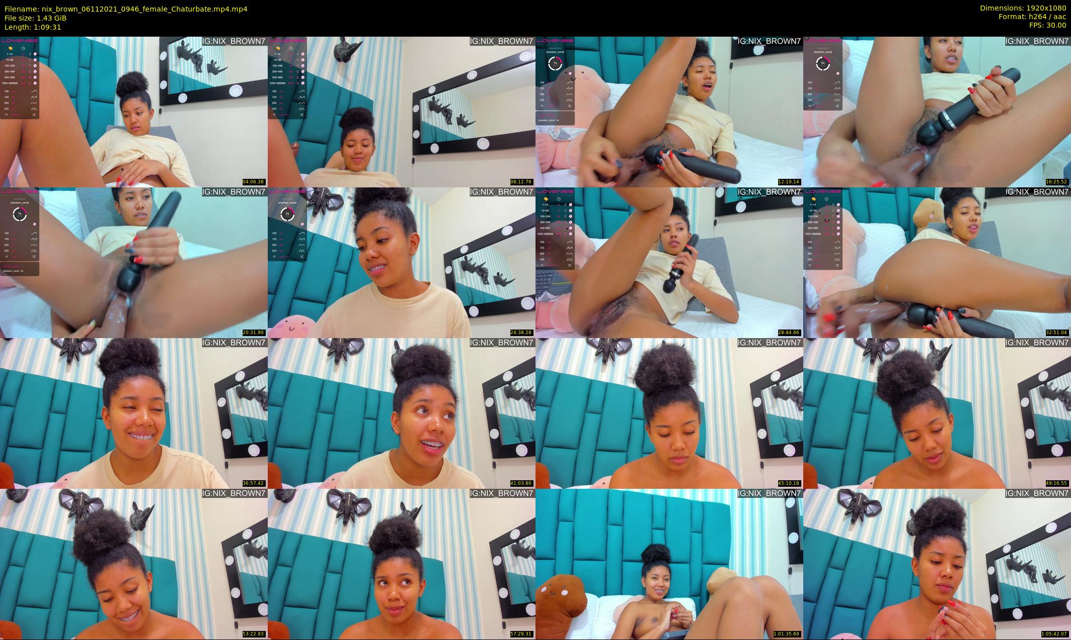 nix_brown — 70 minute Chaturbate female cam show recording, 1080p, Nov 6, 2021
