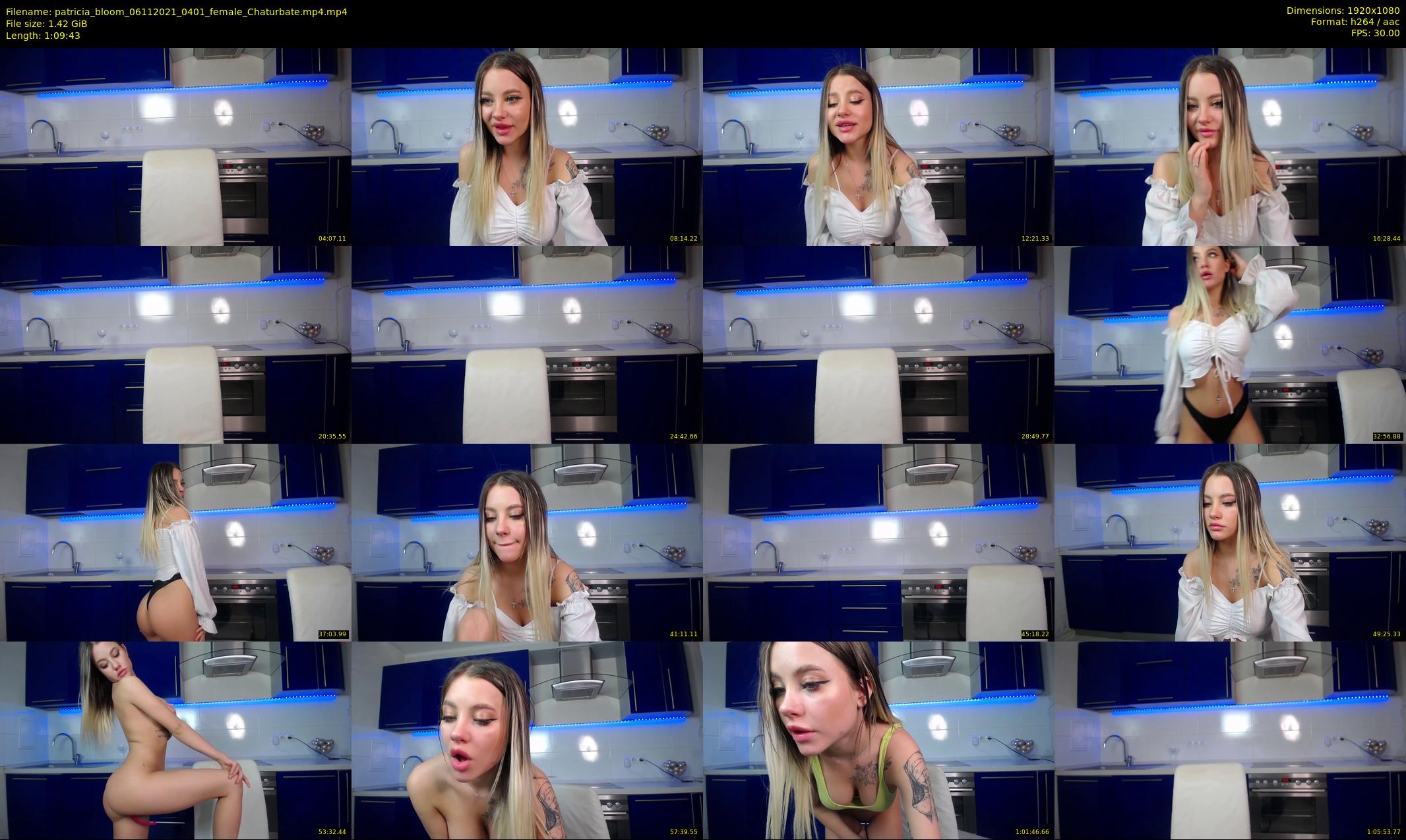 patricia_bloom — 70 minute Chaturbate female cam show recording, 1080p, Nov 6, 2021