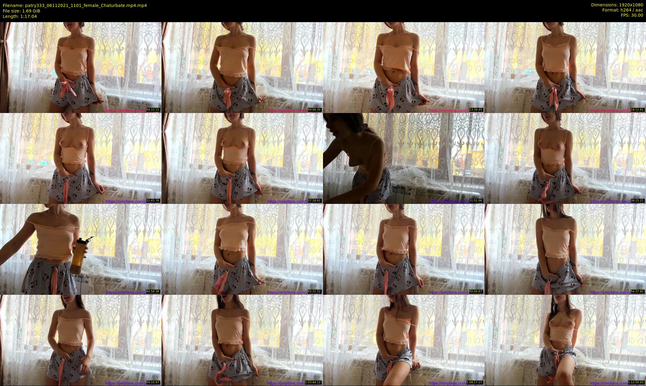 patry333 — 78 minute Chaturbate female cam show recording, 1080p, Nov 6, 2021