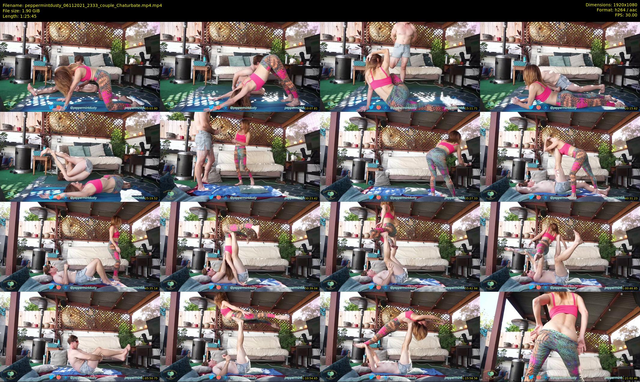 peppermintdusty — 86 minute Chaturbate couple cam show recording, 1080p, Nov 6, 2021