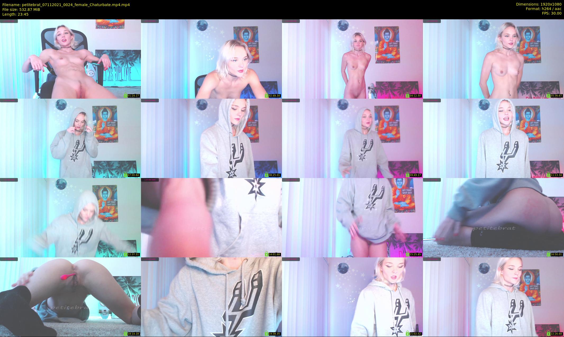 petitebrat — 24 minute Chaturbate female cam show recording, 1080p, Nov 7, 2021