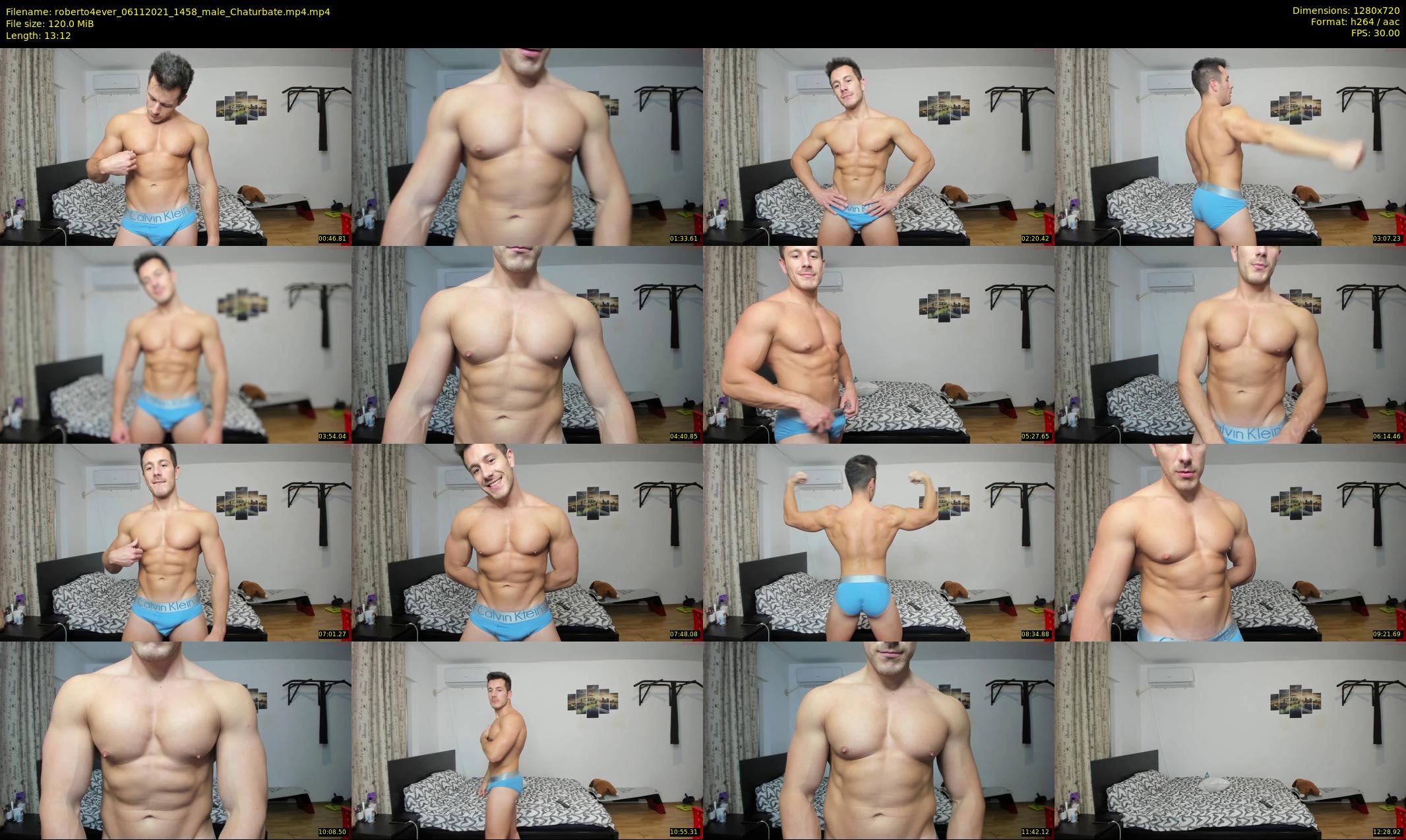 roberto4ever — 14 minute Chaturbate male cam show recording, 720p, Nov 6, 2021