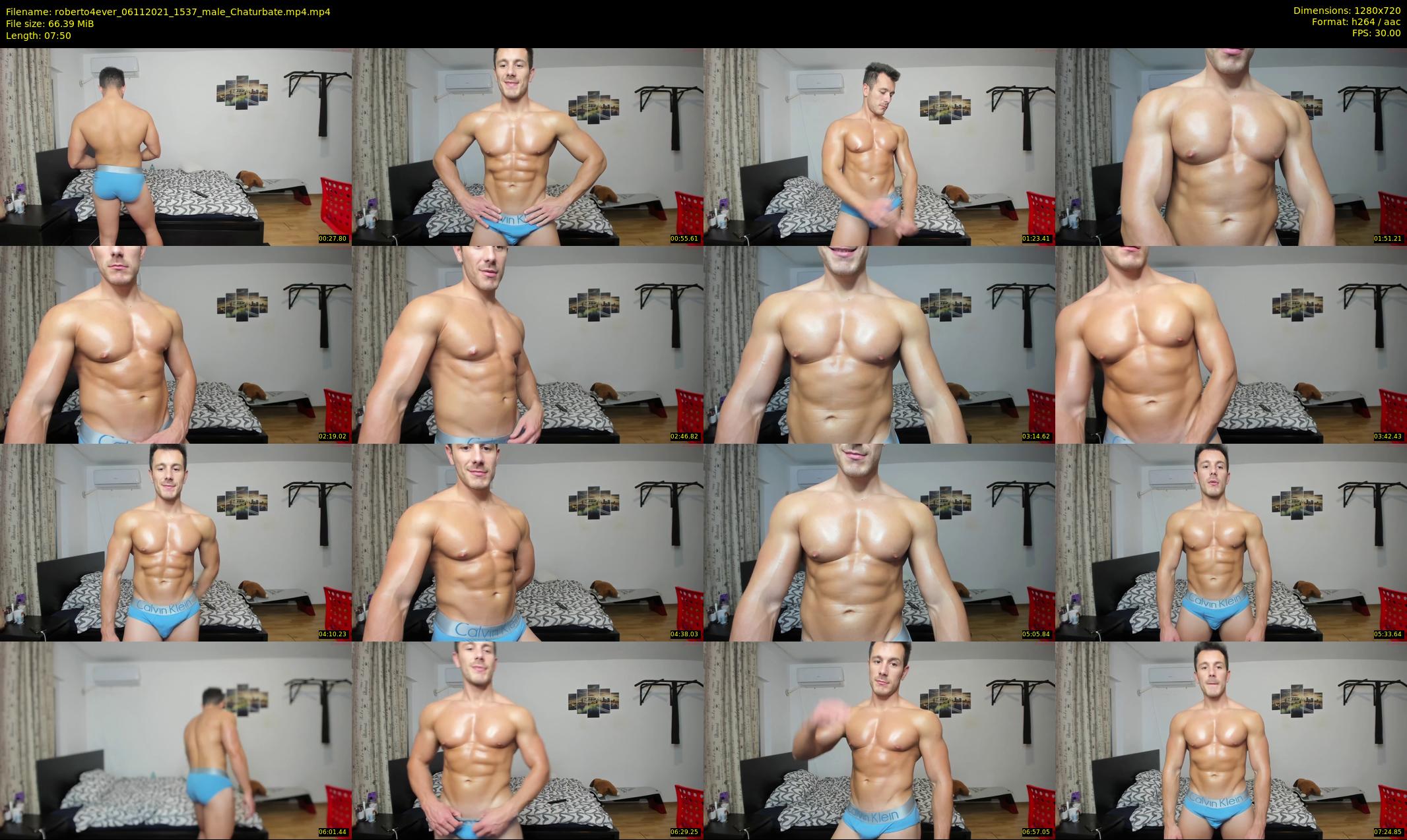 roberto4ever — 8 minute Chaturbate male cam show recording, 720p, Nov 6, 2021