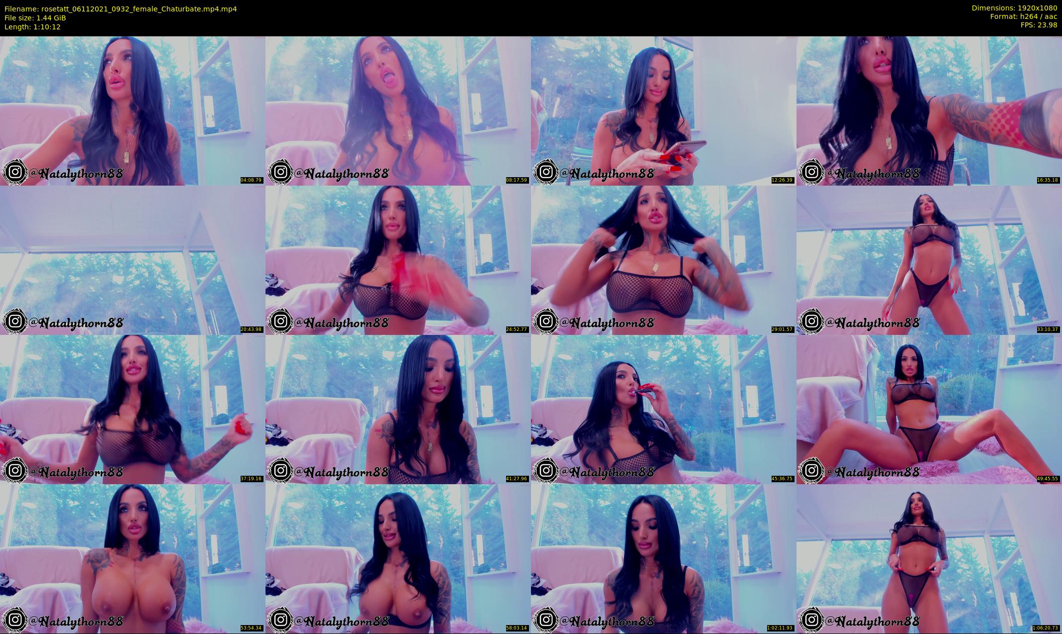 rosetatt — 71 minute Chaturbate female cam show recording, 1080p, Nov 6, 2021