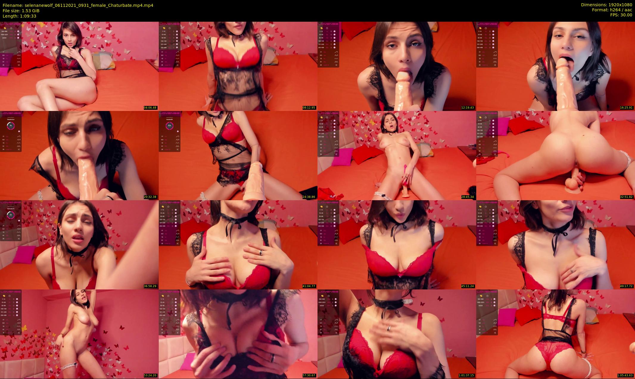 selenanewolf — 70 minute Chaturbate couple cam show recording, 1080p, Nov 6, 2021