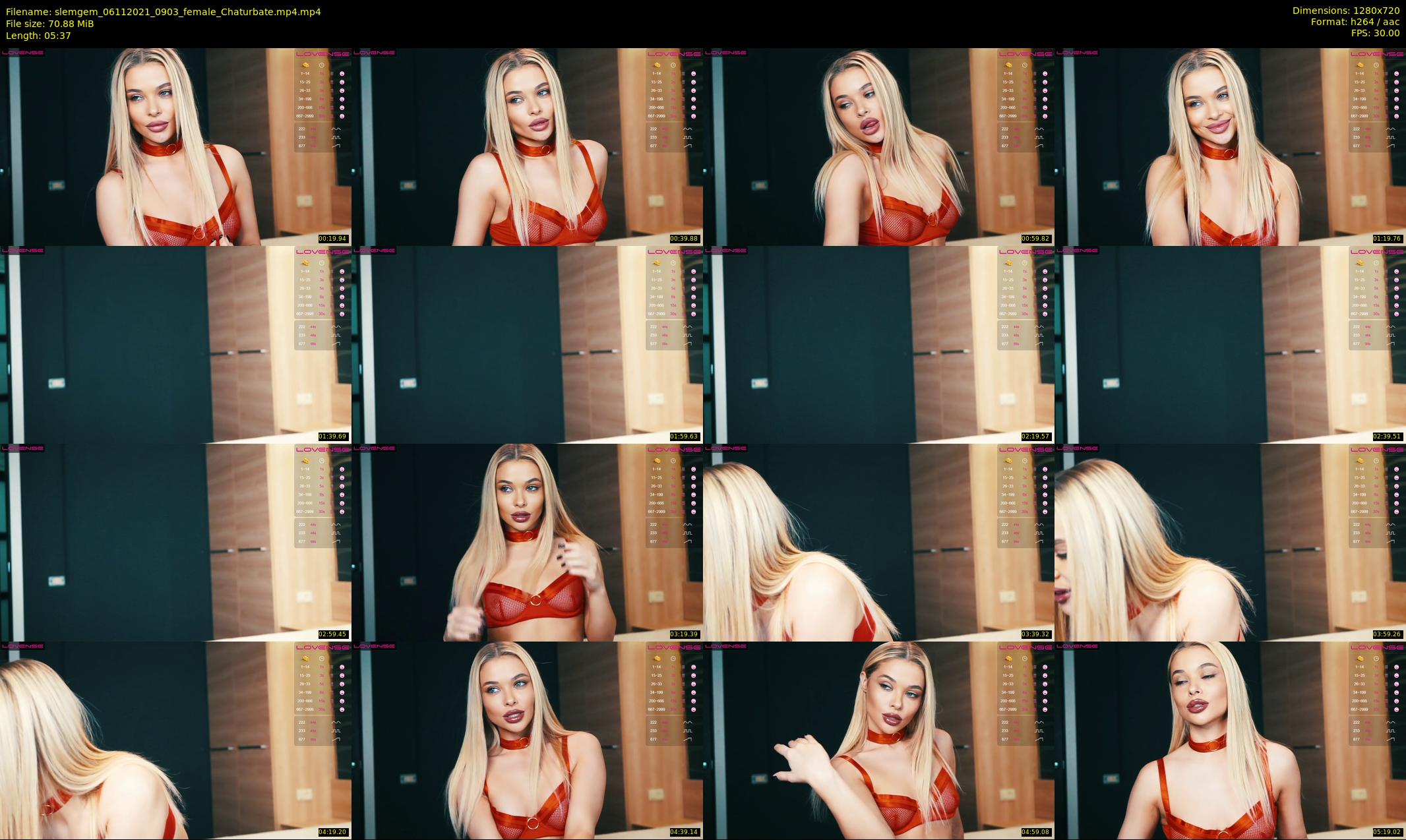 slemgem — 6 minute Chaturbate couple cam show recording, 720p, Nov 6, 2021