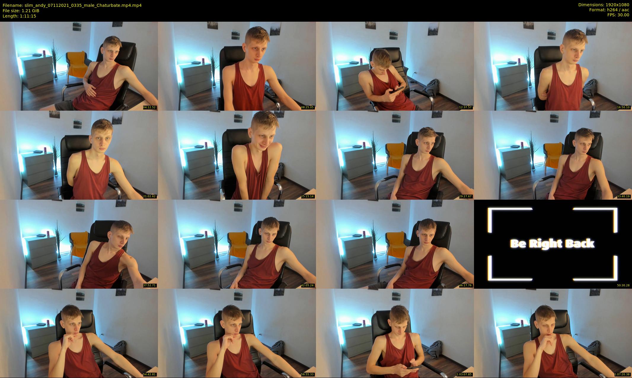 slim_andy — 72 minute Chaturbate male cam show recording, 1080p, Nov 7, 2021