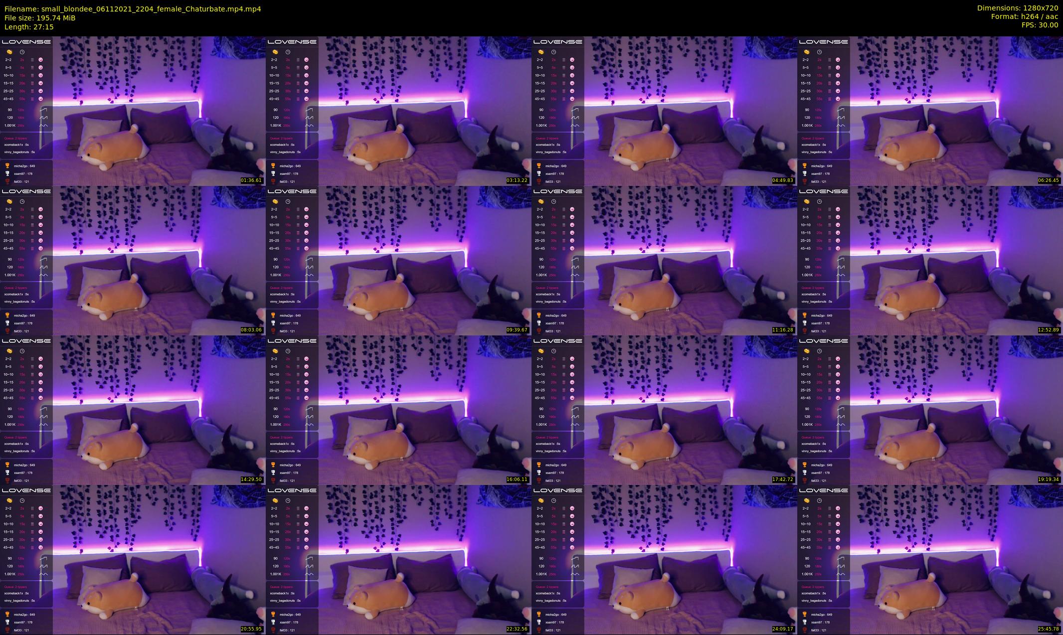 small_blondee — 28 minute Chaturbate female cam show recording, 720p, Nov 6, 2021