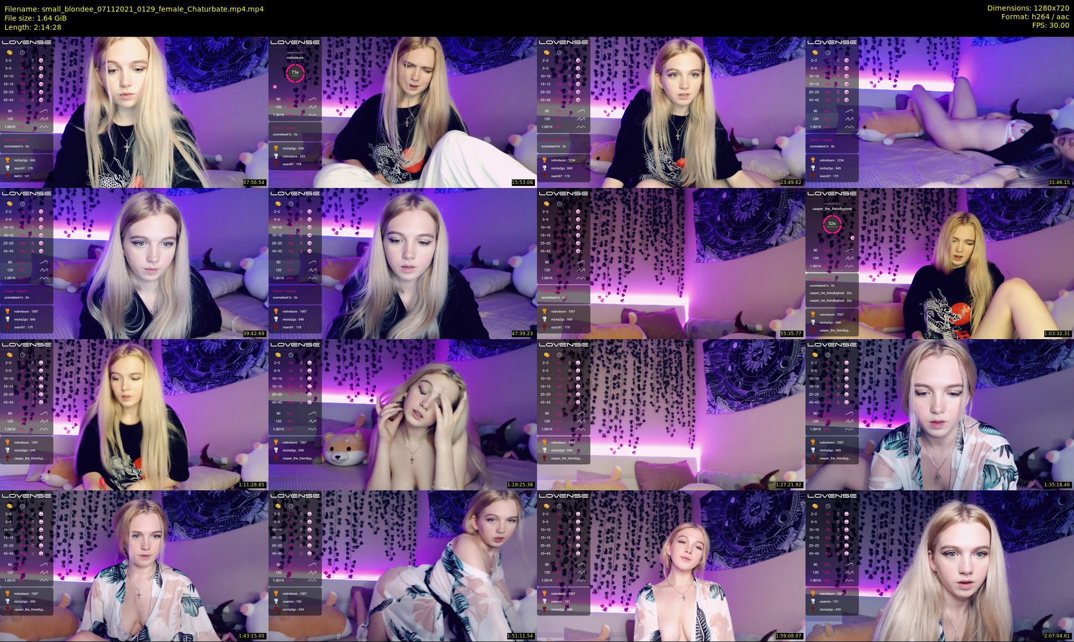 small_blondee — 135 minute Chaturbate female cam show recording, 720p, Nov 7, 2021