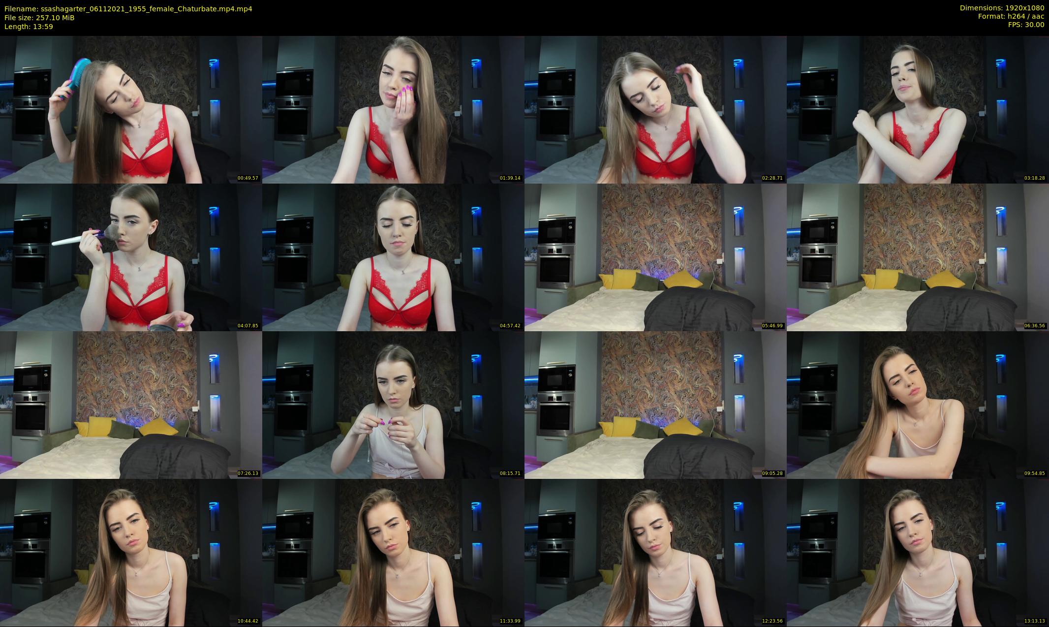 ssashagarter — 14 minute Chaturbate female cam show recording, 1080p, Nov 6, 2021