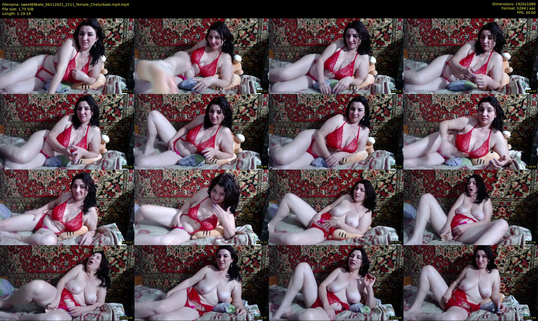 sweet69kate — 80 minute Chaturbate female cam show recording, 1080p, Nov 6, 2021