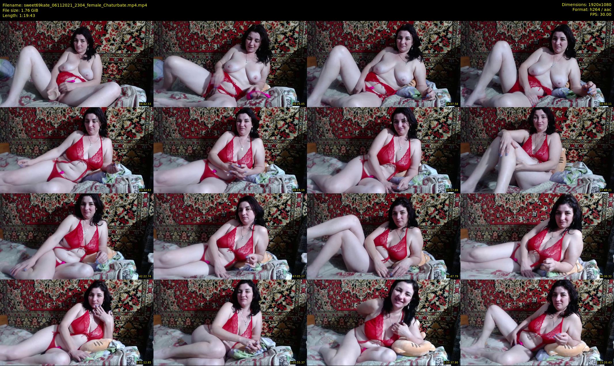 sweet69kate — 80 minute Chaturbate female cam show recording, 1080p, Nov 6, 2021