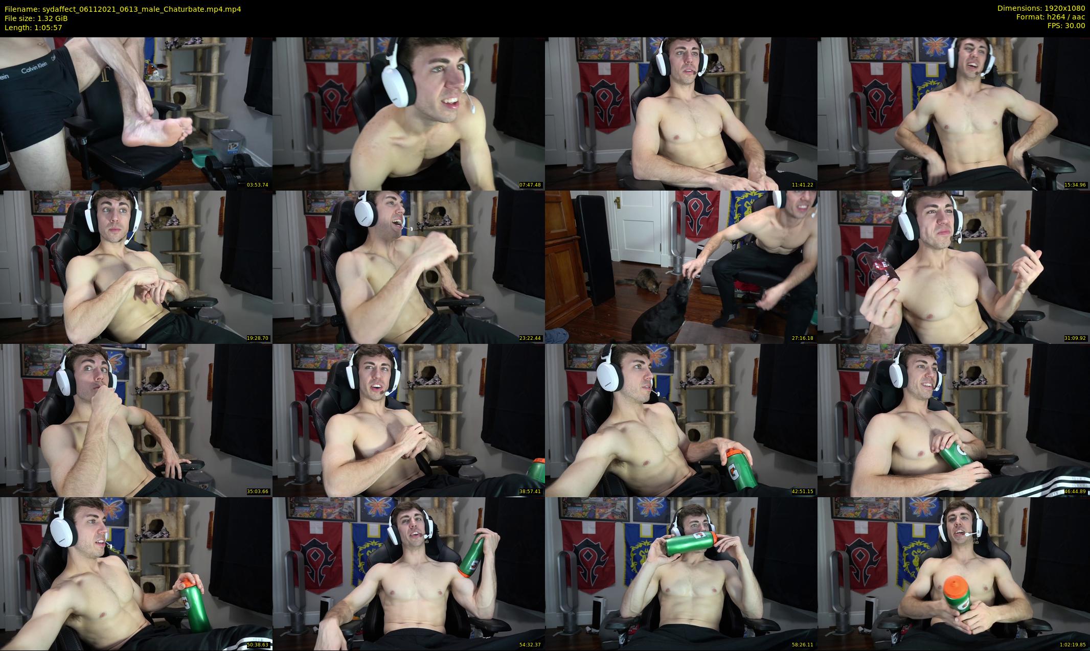 sydaffect — 66 minute Chaturbate male cam show recording, 1080p, Nov 6, 2021