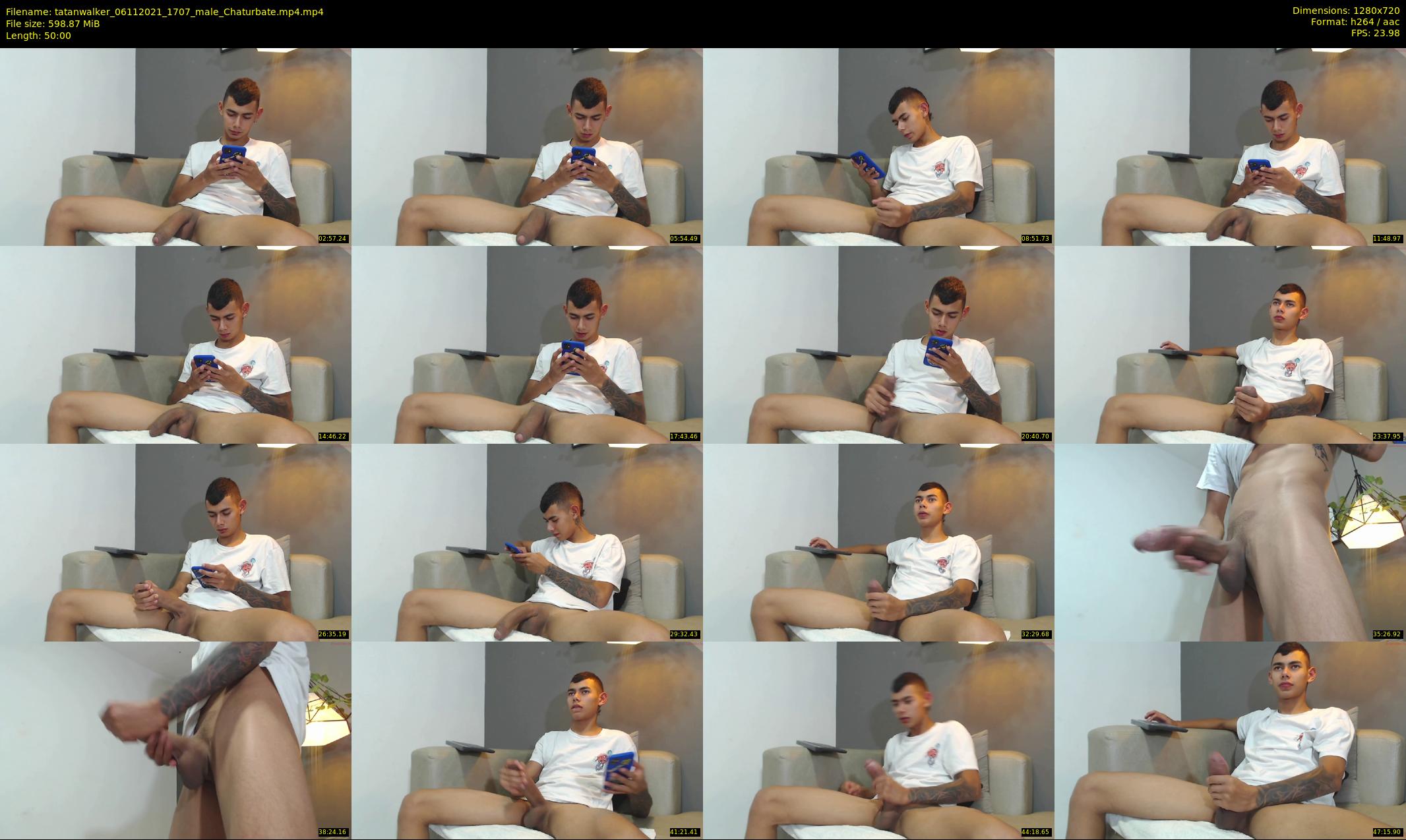 tatanwalker — 50 minute Chaturbate male cam show recording, 720p, Nov 6, 2021