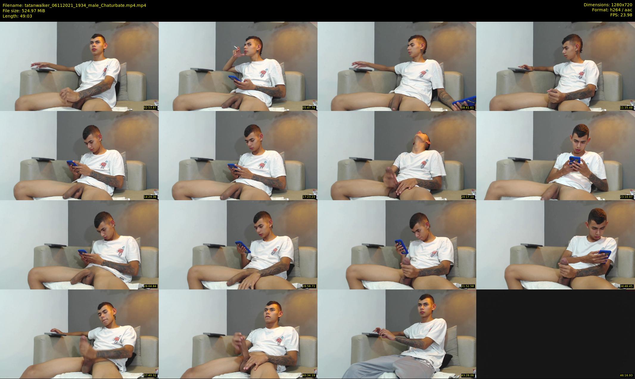 tatanwalker — 50 minute Chaturbate male cam show recording, 720p, Nov 6, 2021