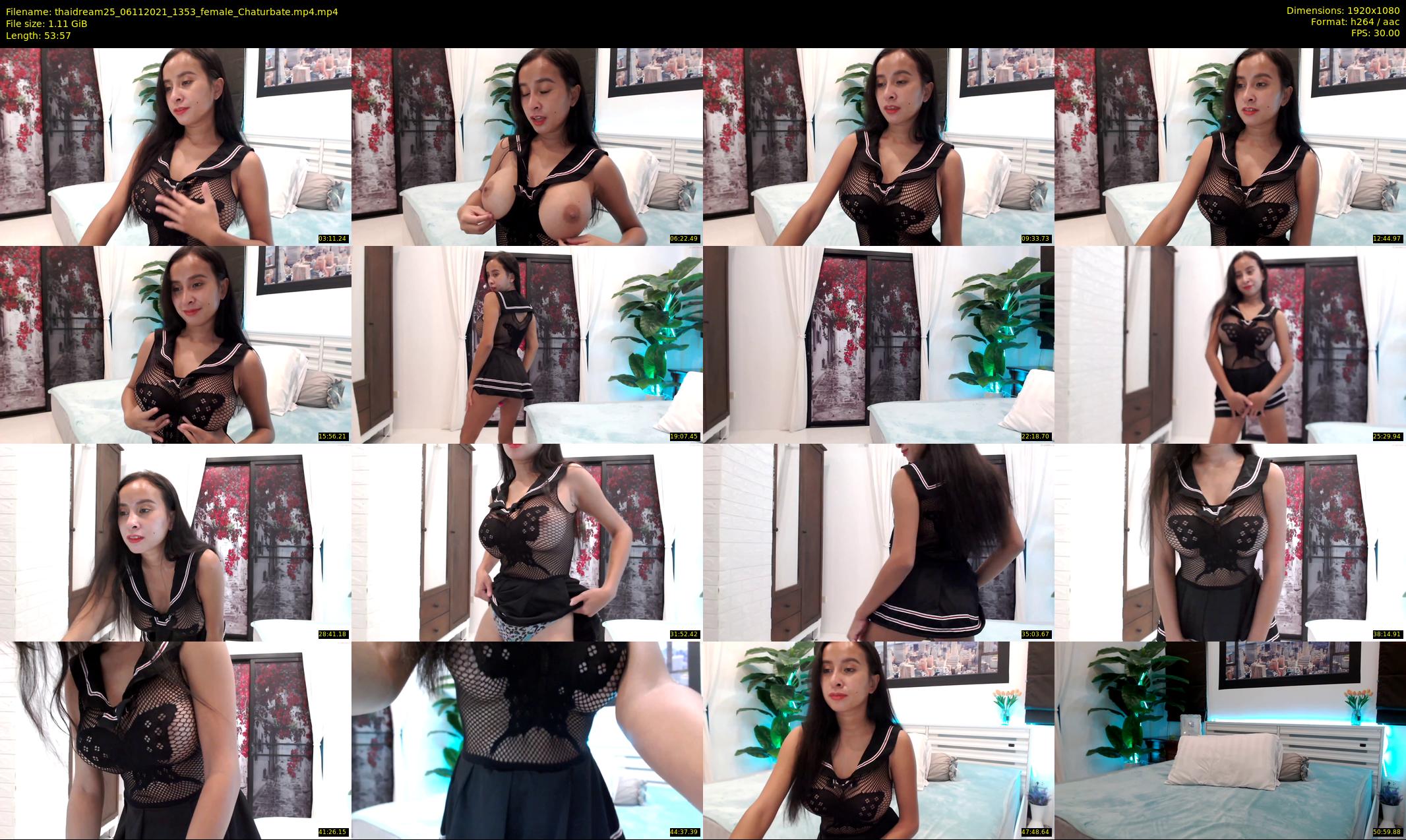 thaidream25 — 54 minute Chaturbate female cam show recording, 1080p, Nov 6, 2021