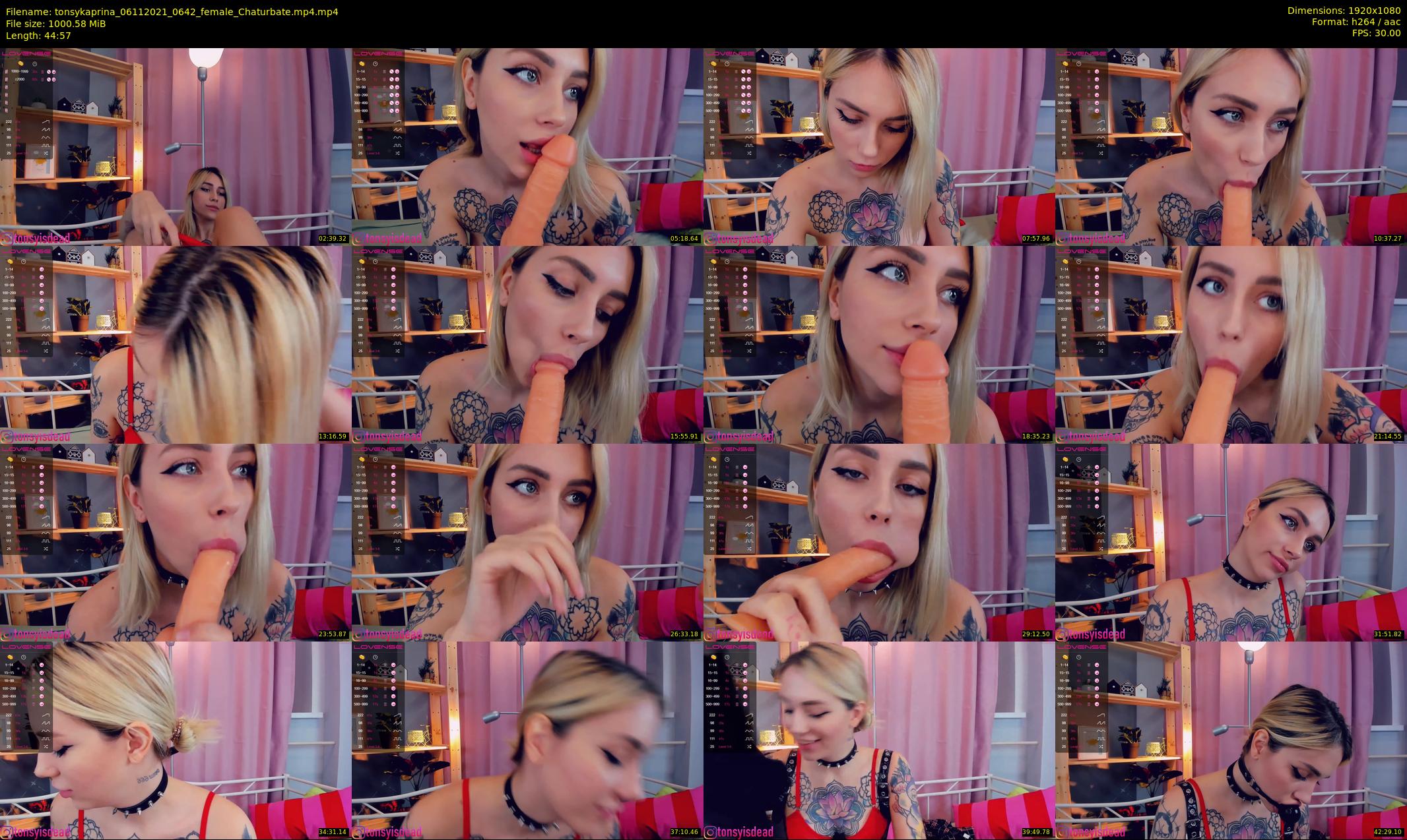 tonsykaprina — 45 minute Chaturbate couple cam show recording, 1080p, Nov 6, 2021