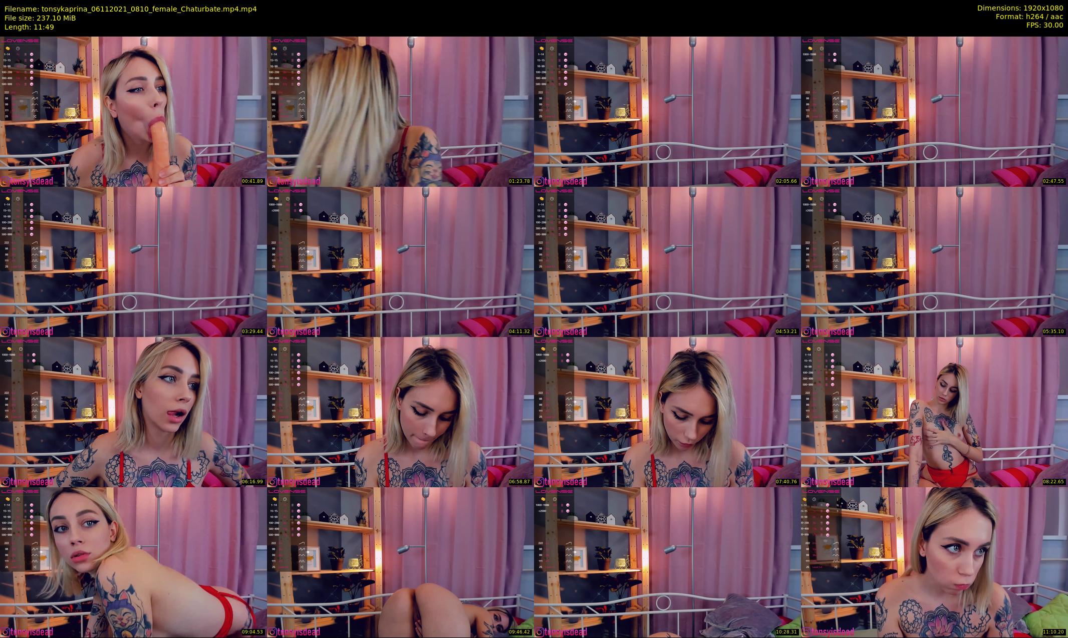 tonsykaprina — 12 minute Chaturbate couple cam show recording, 1080p, Nov 6, 2021