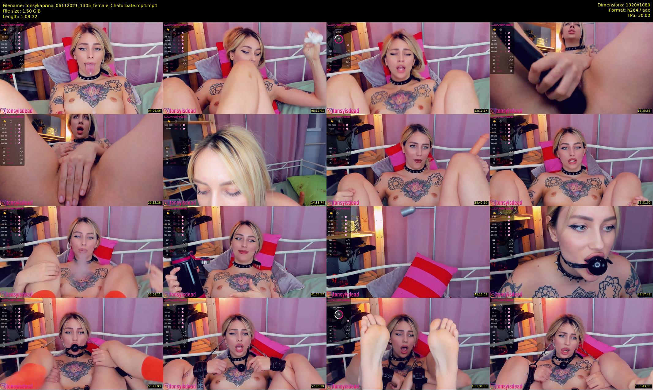 tonsykaprina — 70 minute Chaturbate couple cam show recording, 1080p, Nov 6, 2021