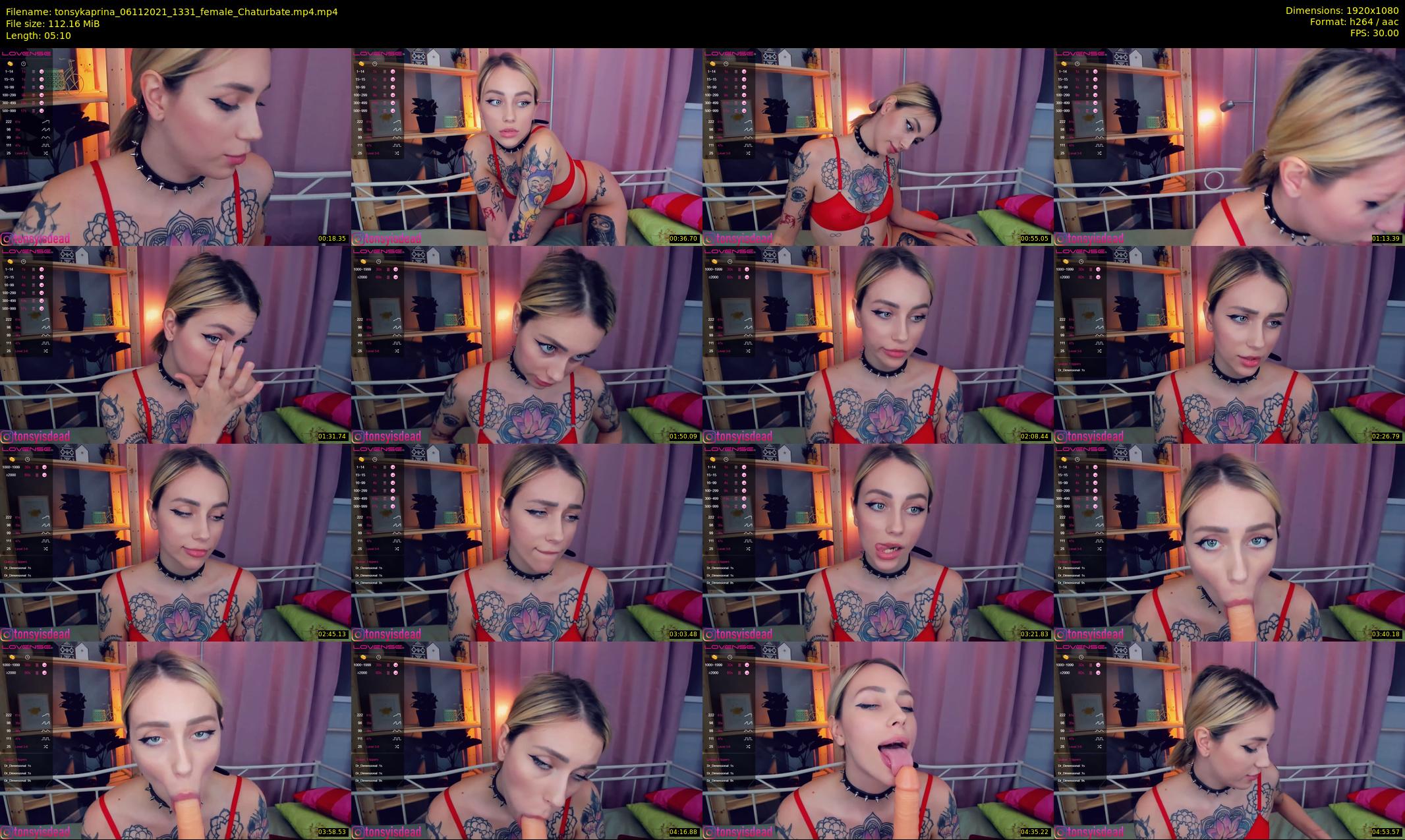 tonsykaprina — 6 minute Chaturbate couple cam show recording, 1080p, Nov 6, 2021