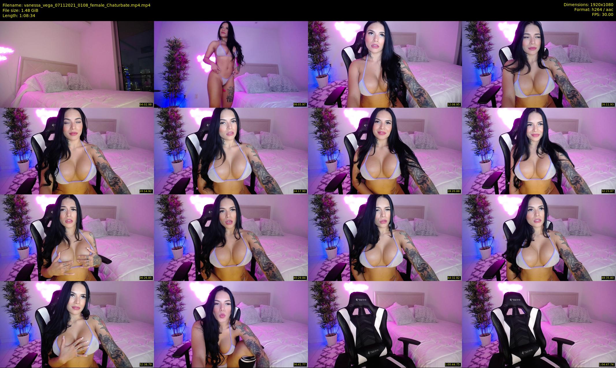 vanessa_vega — 69 minute Chaturbate female cam show recording, 1080p, Nov 7, 2021