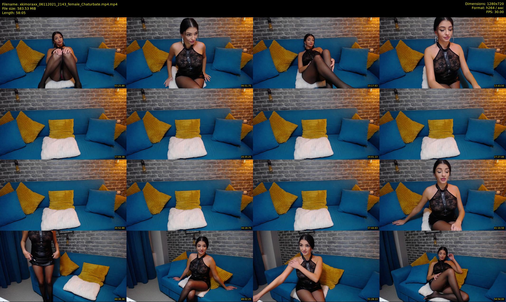 xkimoraxx — 59 minute Chaturbate female cam show recording, 720p, Nov 6, 2021