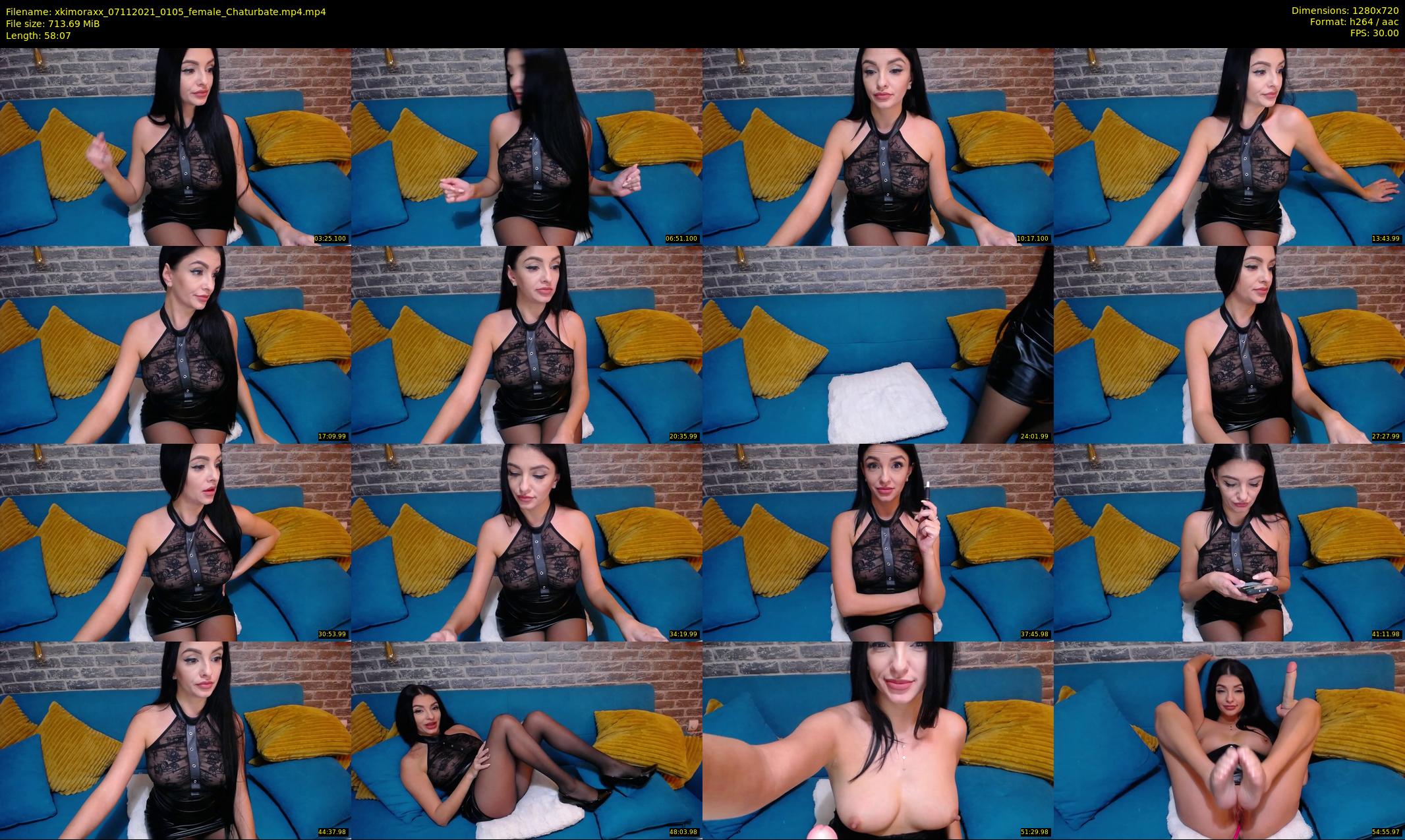 xkimoraxx — 59 minute Chaturbate female cam show recording, 720p, Nov 7, 2021
