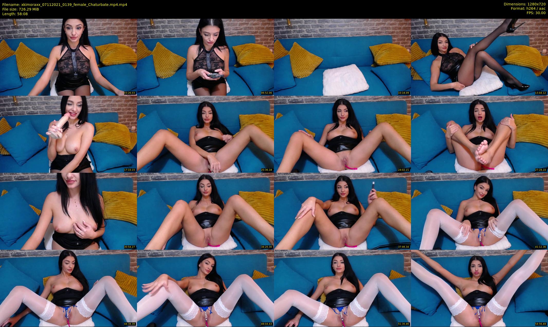 xkimoraxx — 59 minute Chaturbate female cam show recording, 720p, Nov 7, 2021