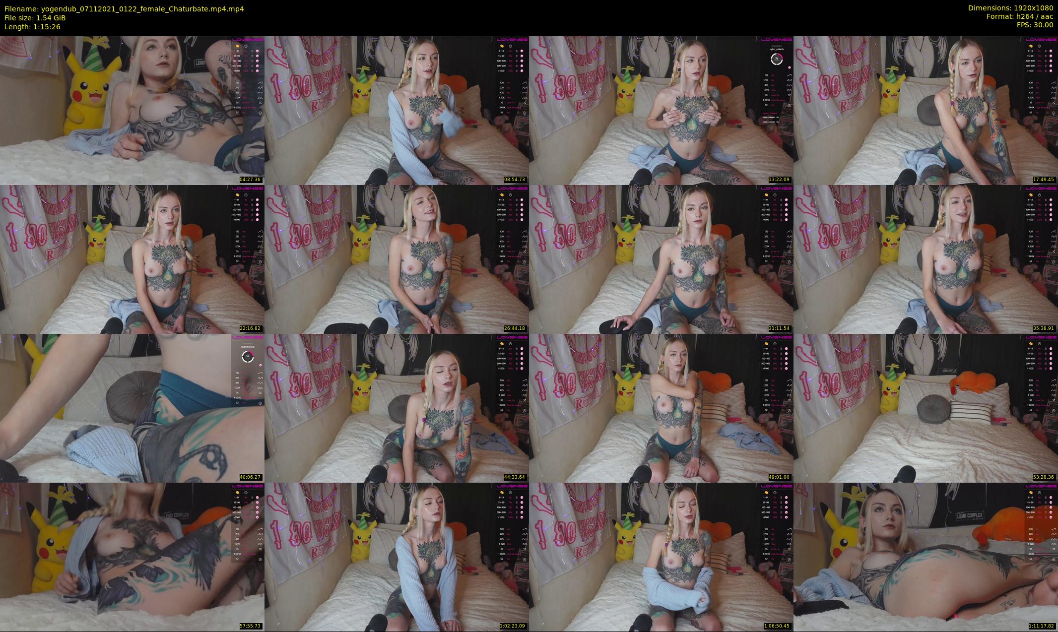 yogendub — 76 minute Chaturbate female cam show recording, 1080p, Nov 7, 2021