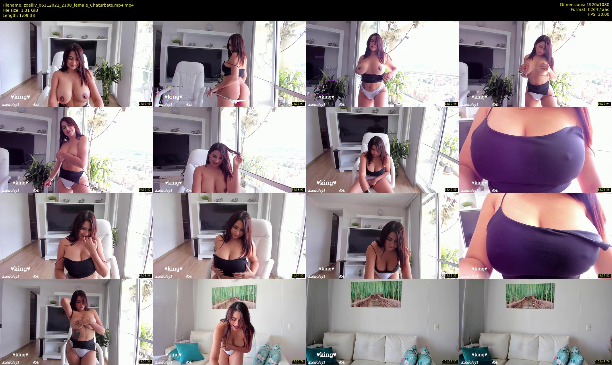 zoeliiv — 70 minute Chaturbate female cam show recording, 1080p, Nov 6, 2021