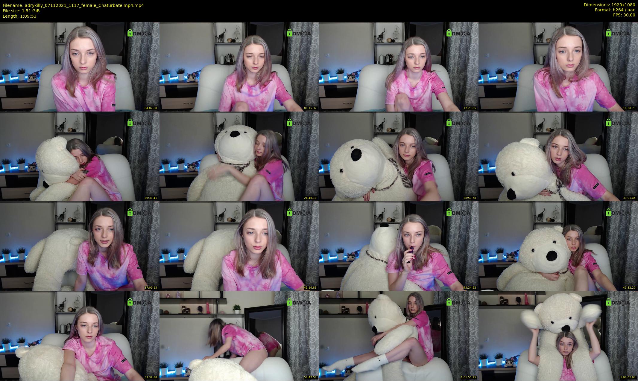 adrykilly — 70 minute Chaturbate female cam show recording, 1080p, Nov 7, 2021