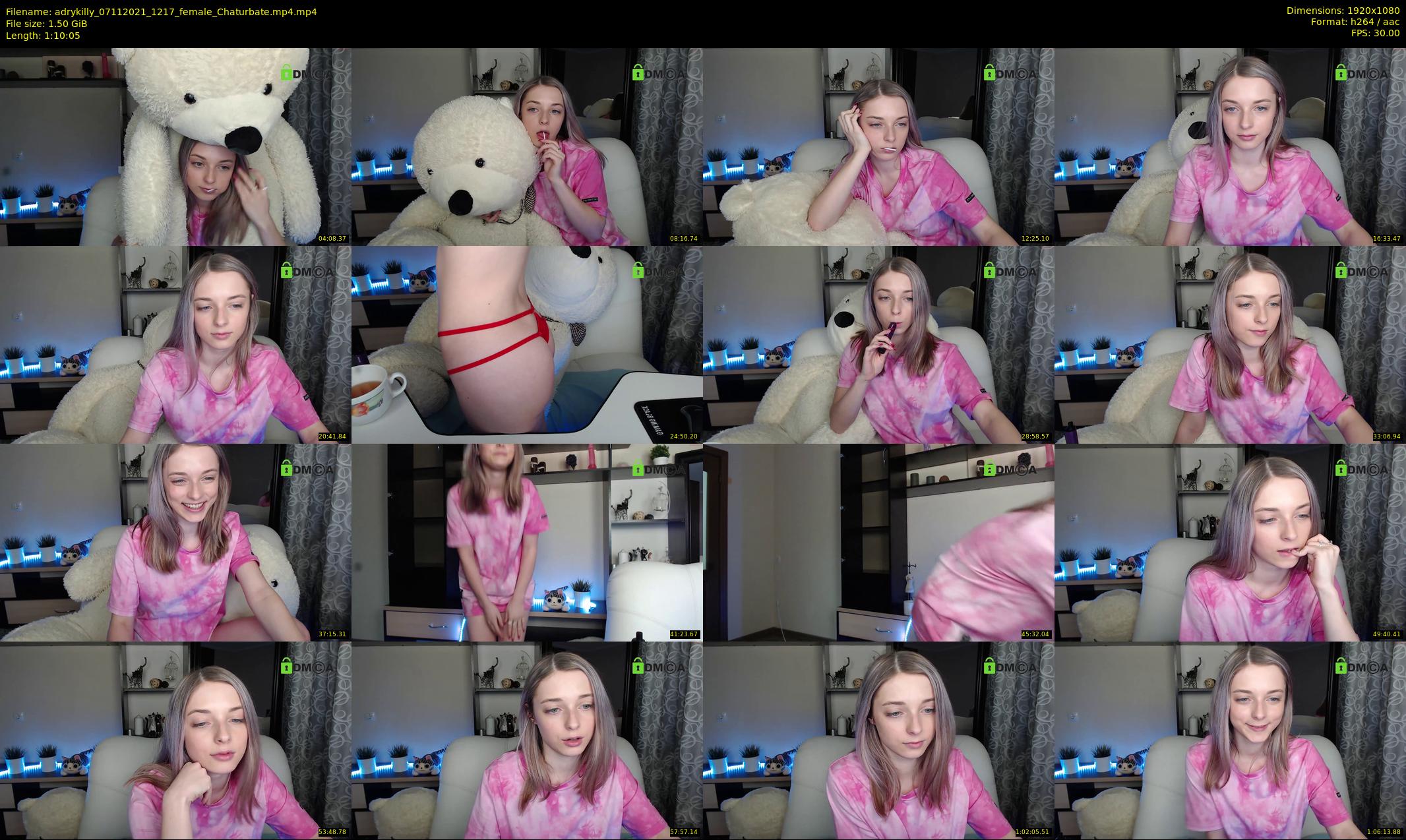 adrykilly — 71 minute Chaturbate female cam show recording, 1080p, Nov 7, 2021