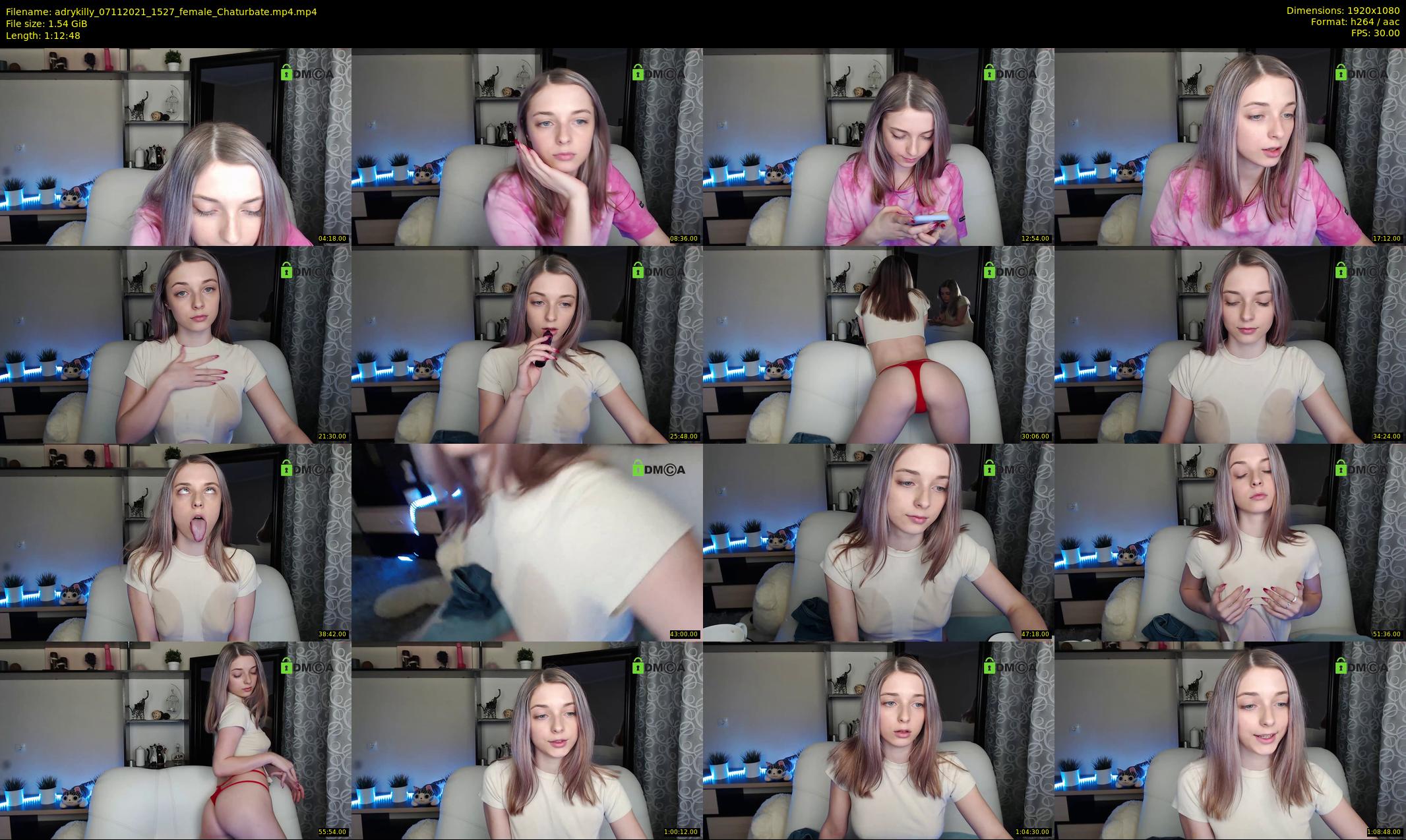 adrykilly — 73 minute Chaturbate female cam show recording, 1080p, Nov 7, 2021