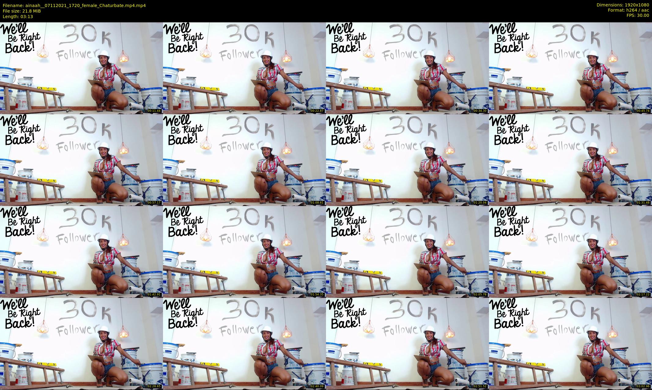 ainaah_ — 4 minute Chaturbate female cam show recording, 1080p, Nov 7, 2021