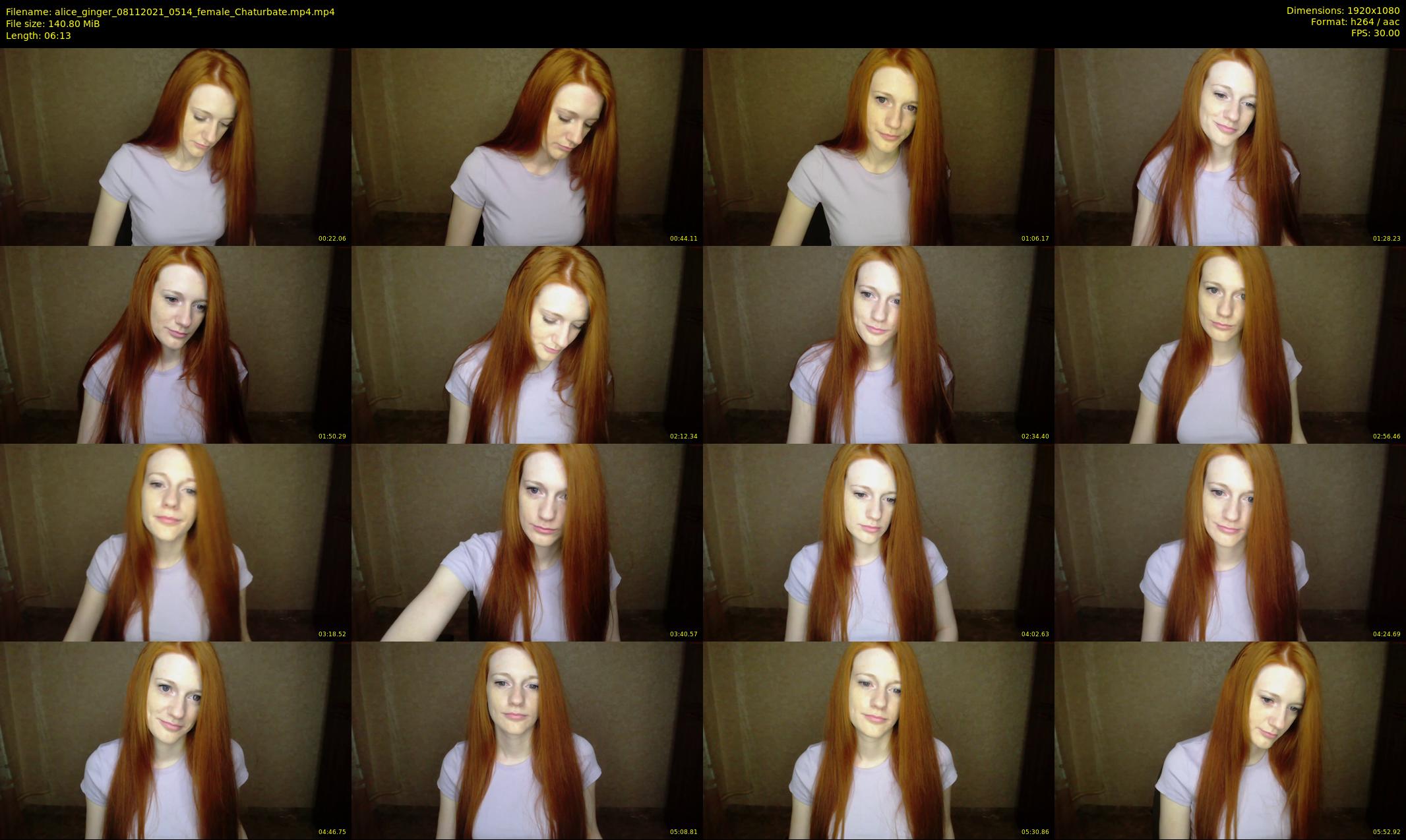 alice_ginger — 7 minute Chaturbate female cam show recording, 1080p, Nov 8, 2021
