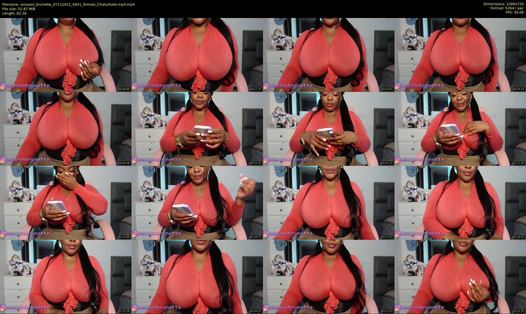 amazon_brunette — 3 minute Chaturbate female cam show recording, 720p, Nov 7, 2021